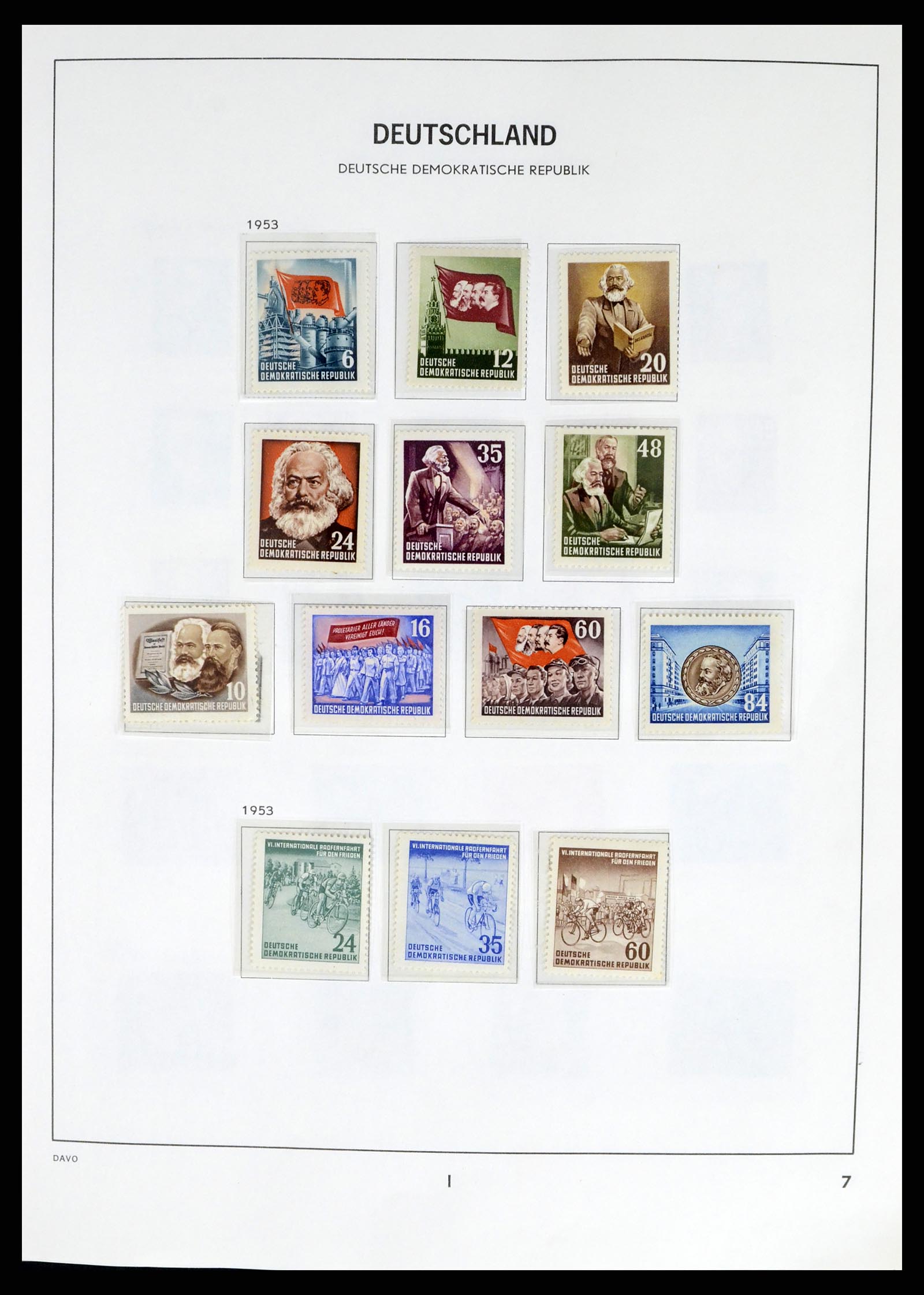 37847 007 - Stamp Collection 37847 GDR 1949-1990.