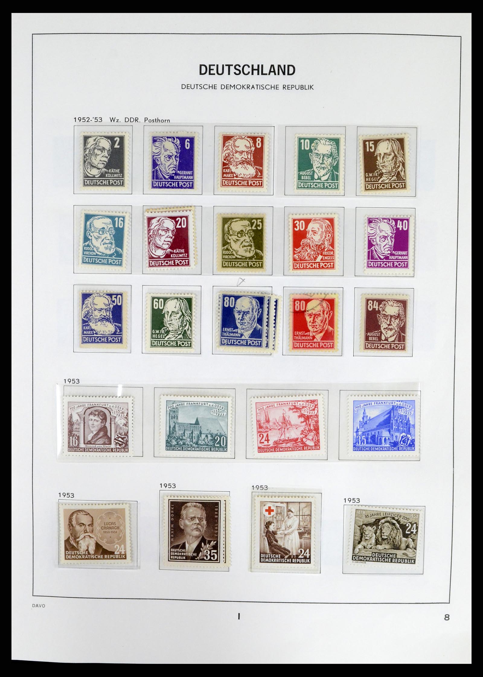 37847 008 - Stamp Collection 37847 GDR 1949-1990.