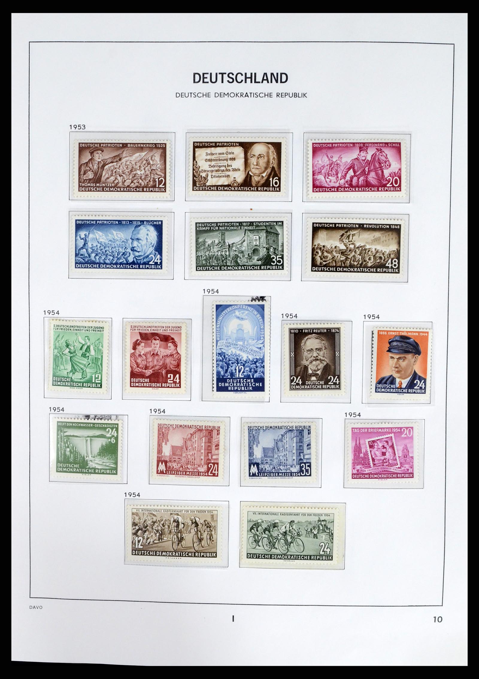 37847 011 - Stamp Collection 37847 GDR 1949-1990.