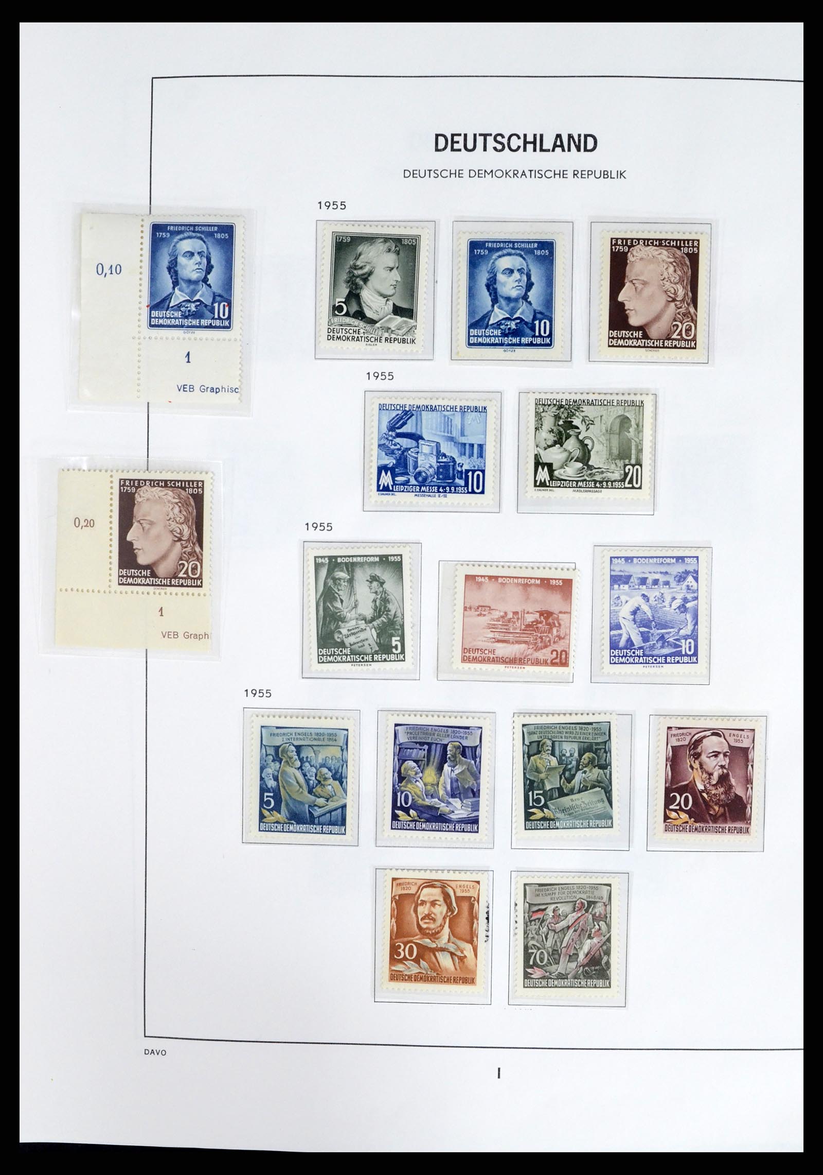 37847 014 - Stamp Collection 37847 GDR 1949-1990.