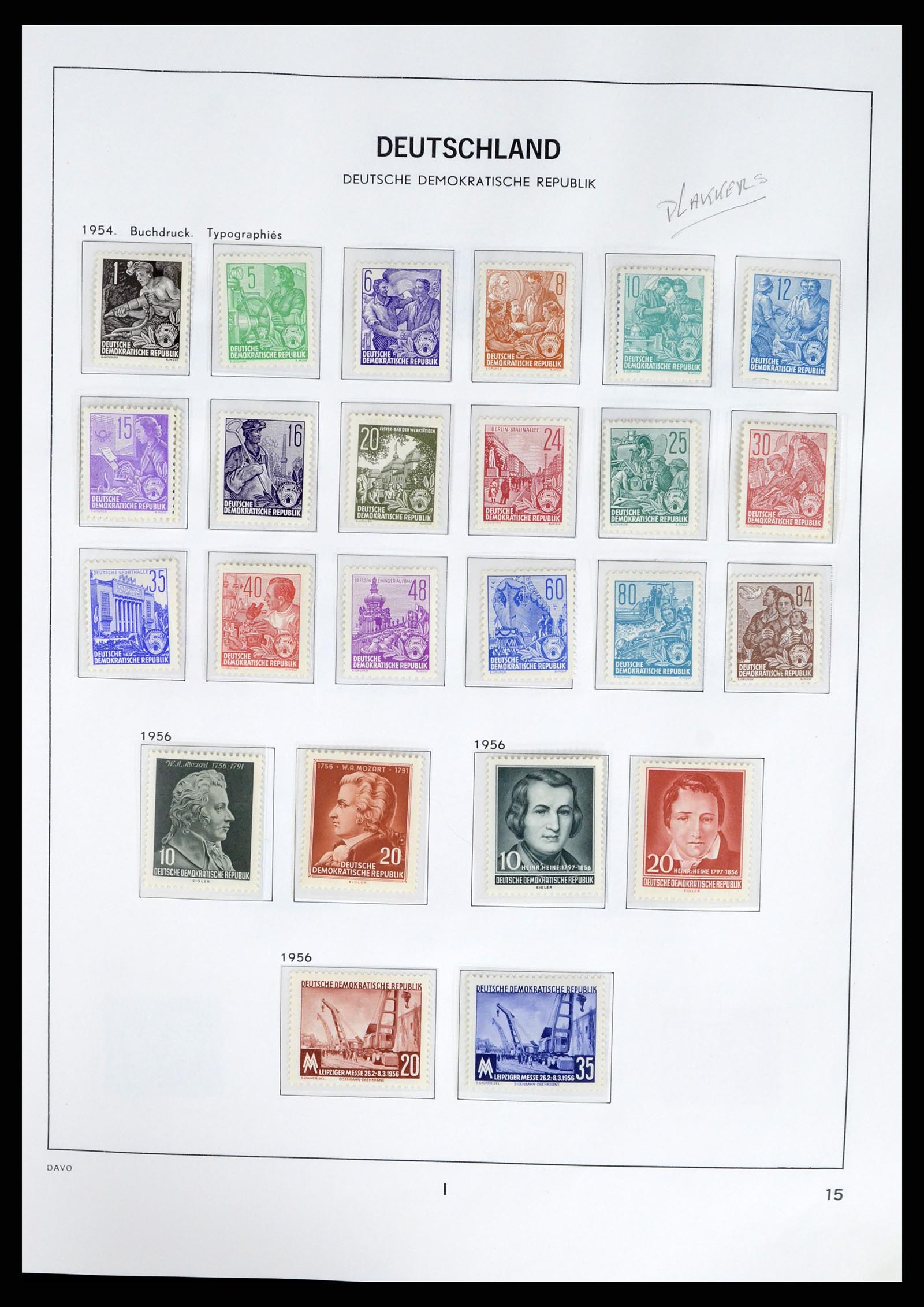 37847 016 - Stamp Collection 37847 GDR 1949-1990.