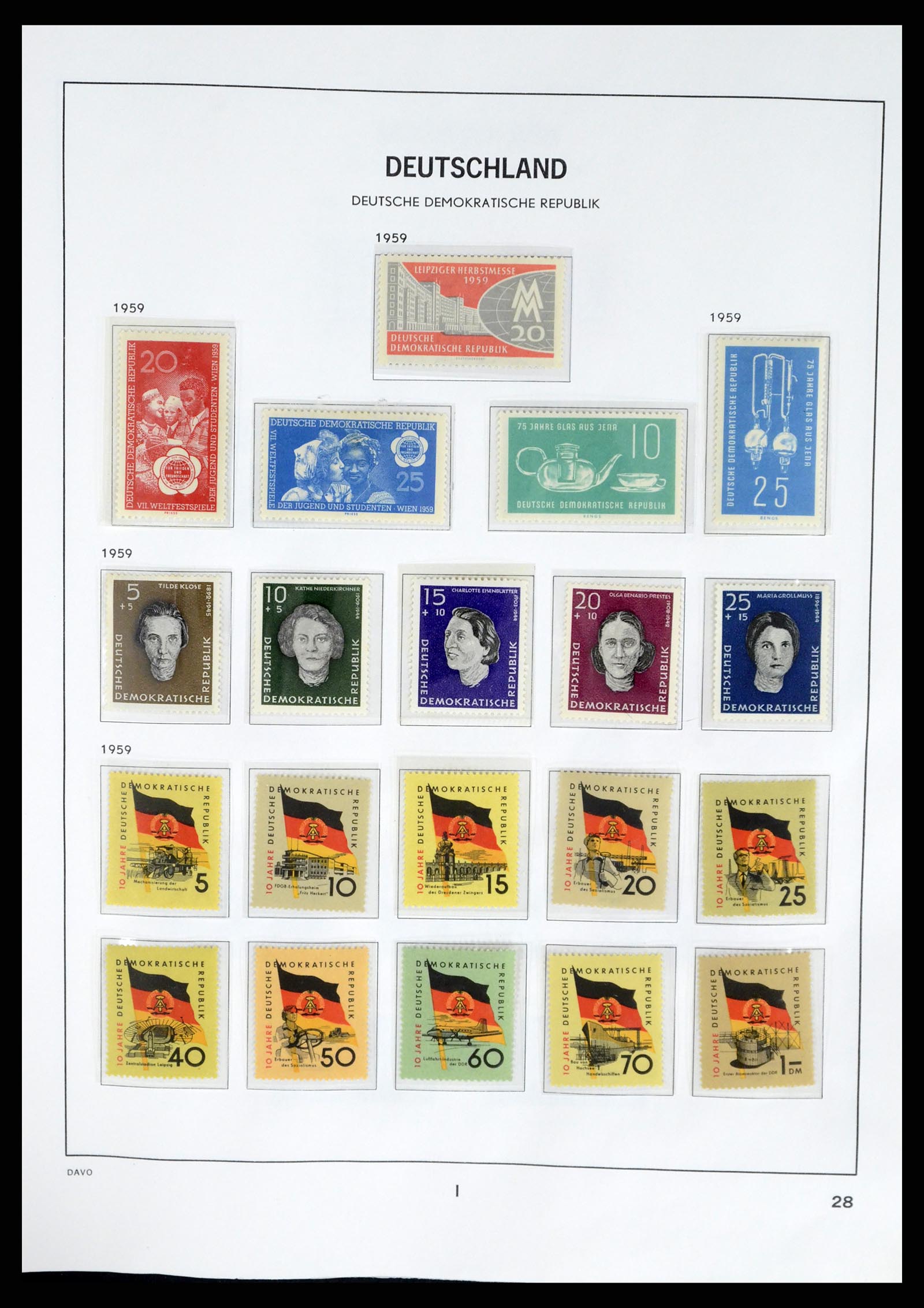 37847 029 - Postzegelverzameling 37847 DDR 1949-1990.