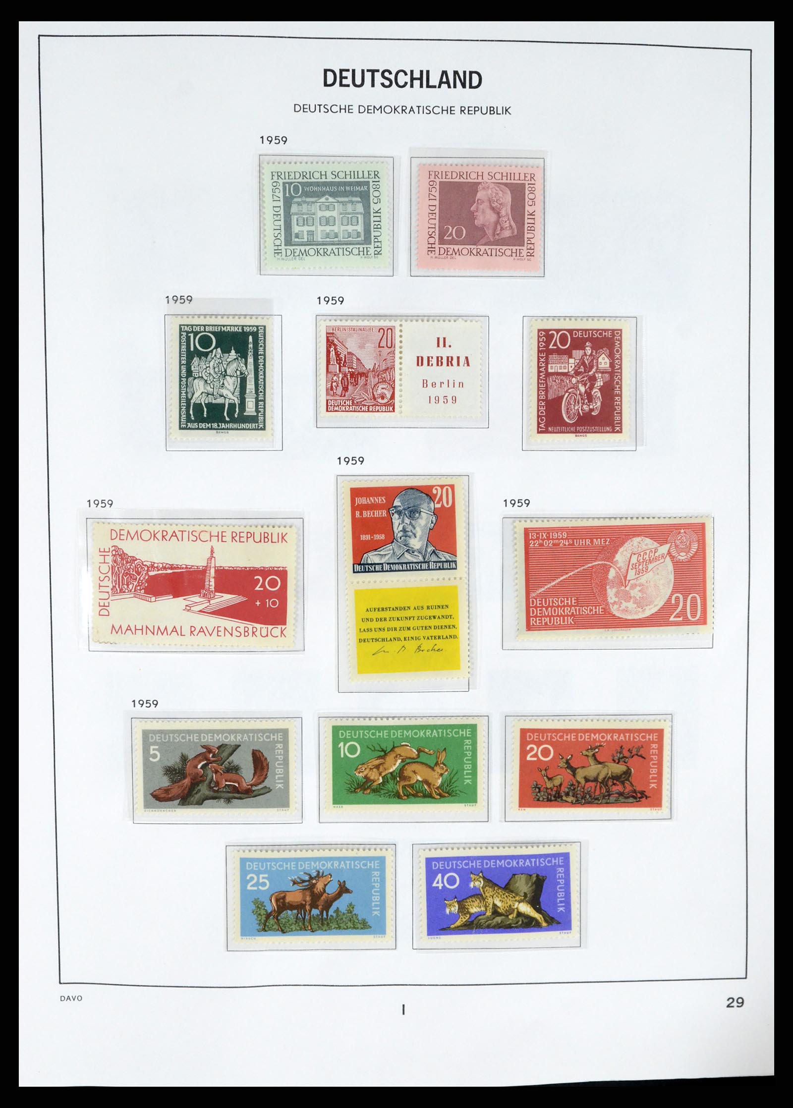 37847 030 - Postzegelverzameling 37847 DDR 1949-1990.
