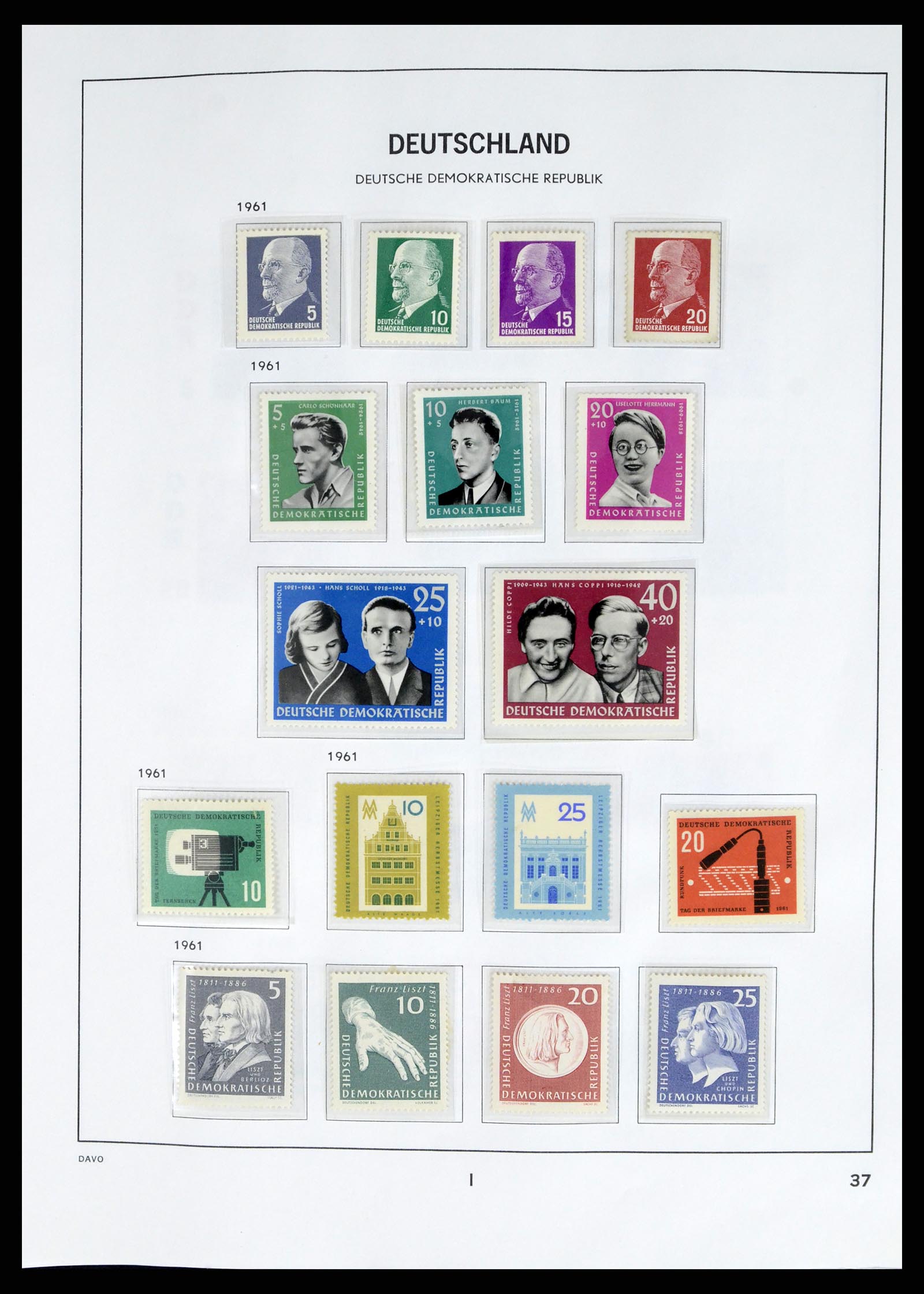 37847 039 - Postzegelverzameling 37847 DDR 1949-1990.