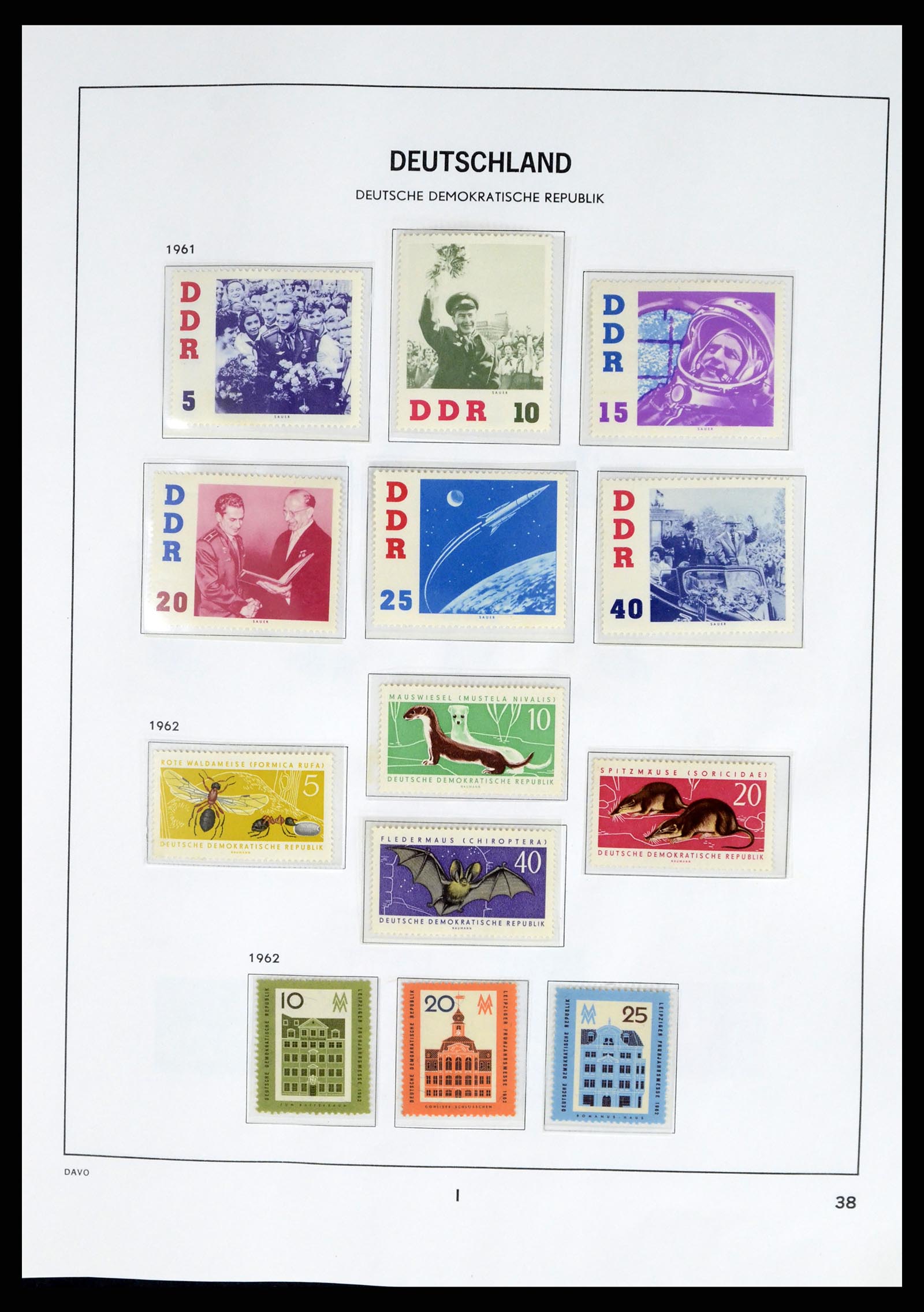 37847 040 - Postzegelverzameling 37847 DDR 1949-1990.