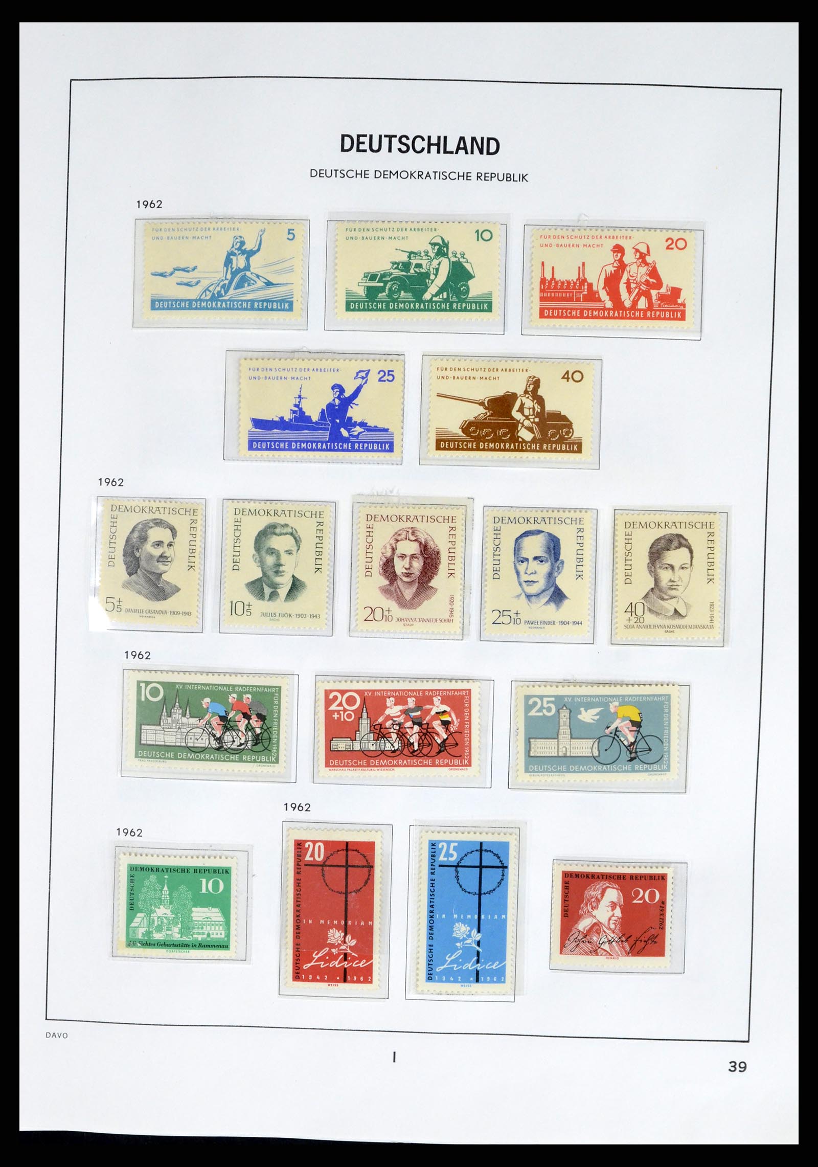 37847 041 - Postzegelverzameling 37847 DDR 1949-1990.
