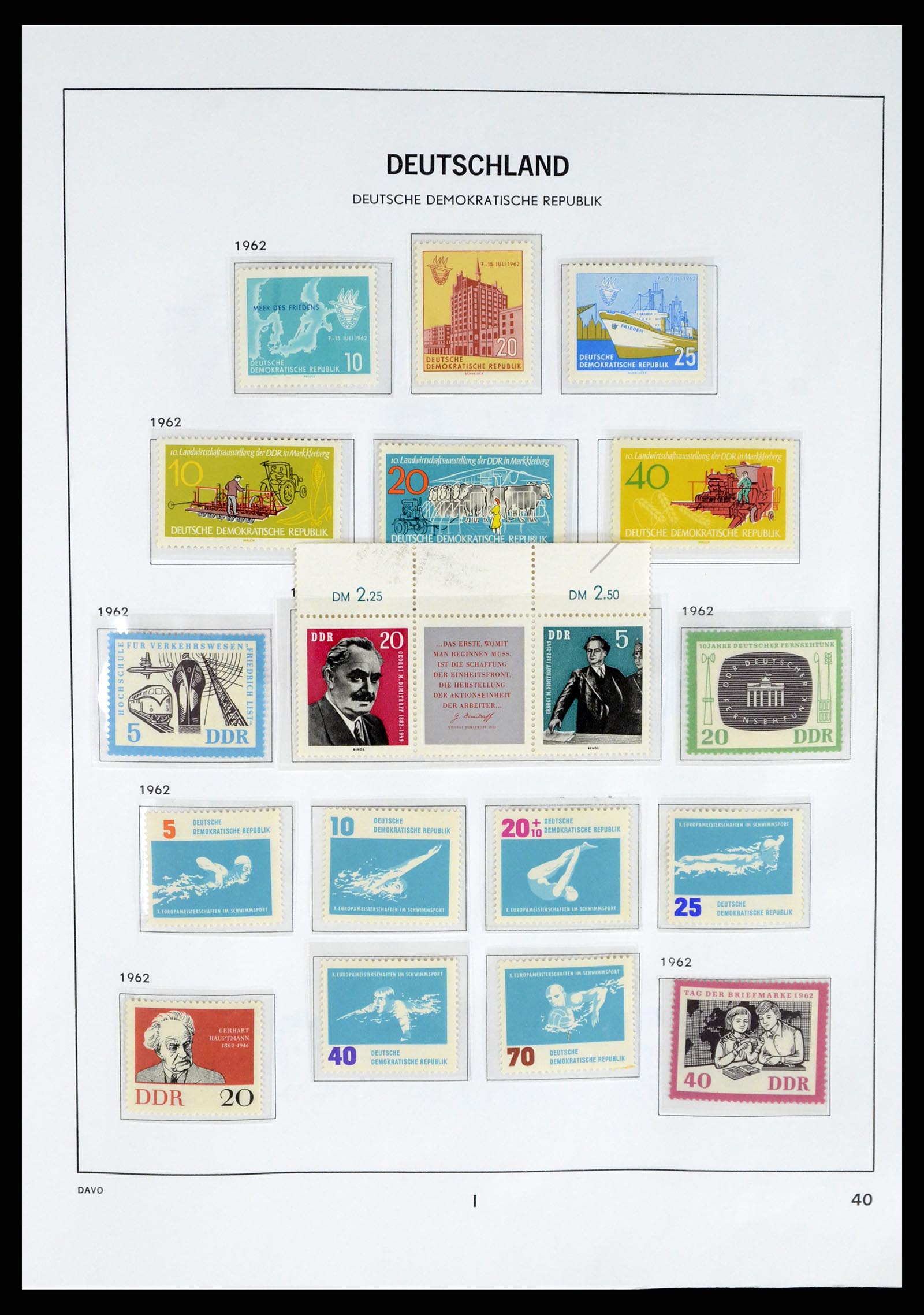 37847 042 - Postzegelverzameling 37847 DDR 1949-1990.