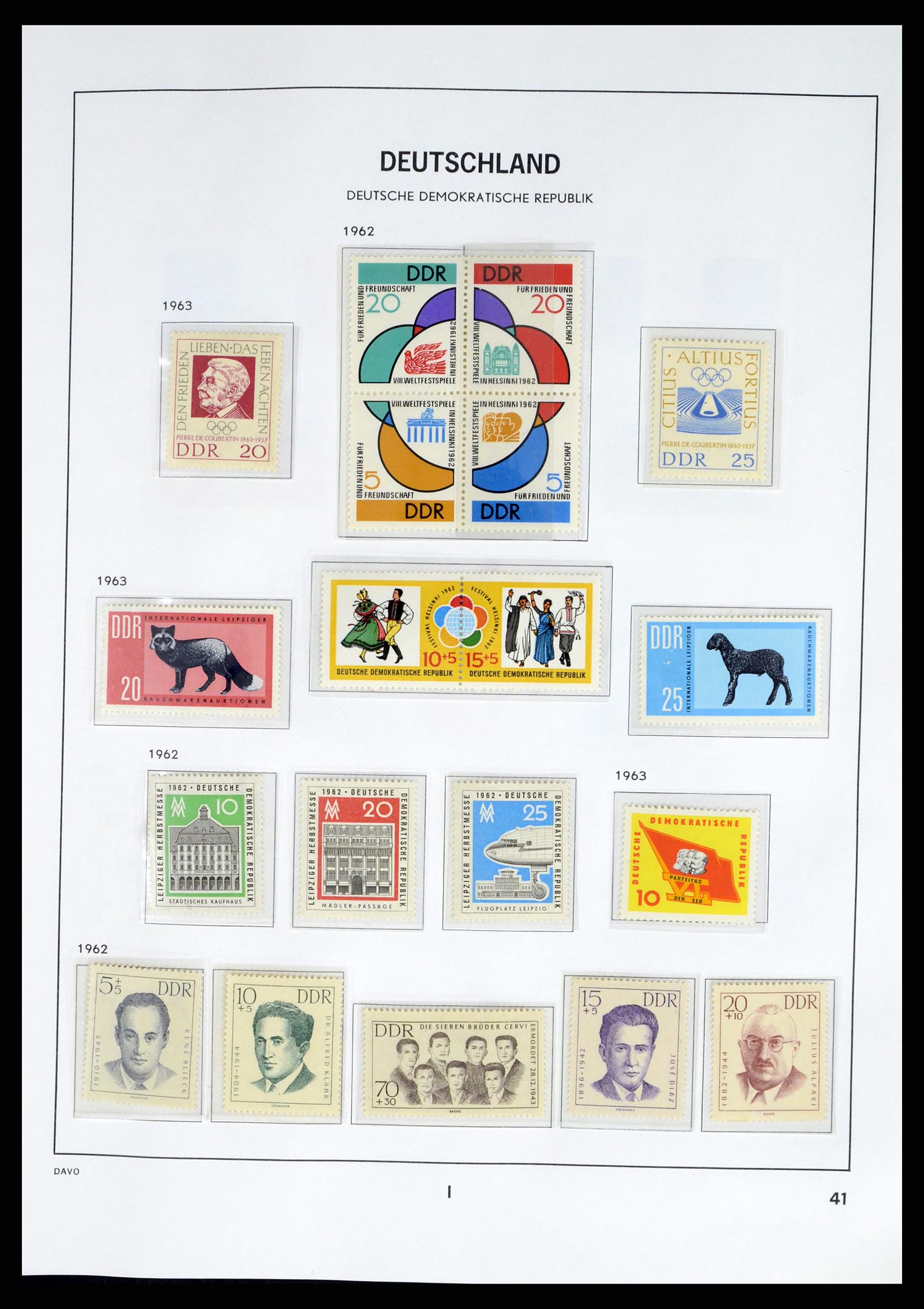 37847 043 - Postzegelverzameling 37847 DDR 1949-1990.