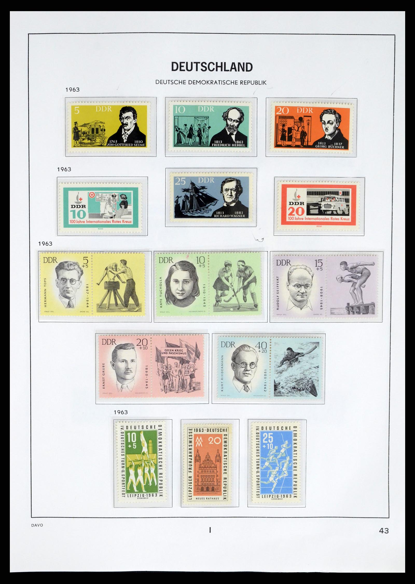 37847 045 - Postzegelverzameling 37847 DDR 1949-1990.