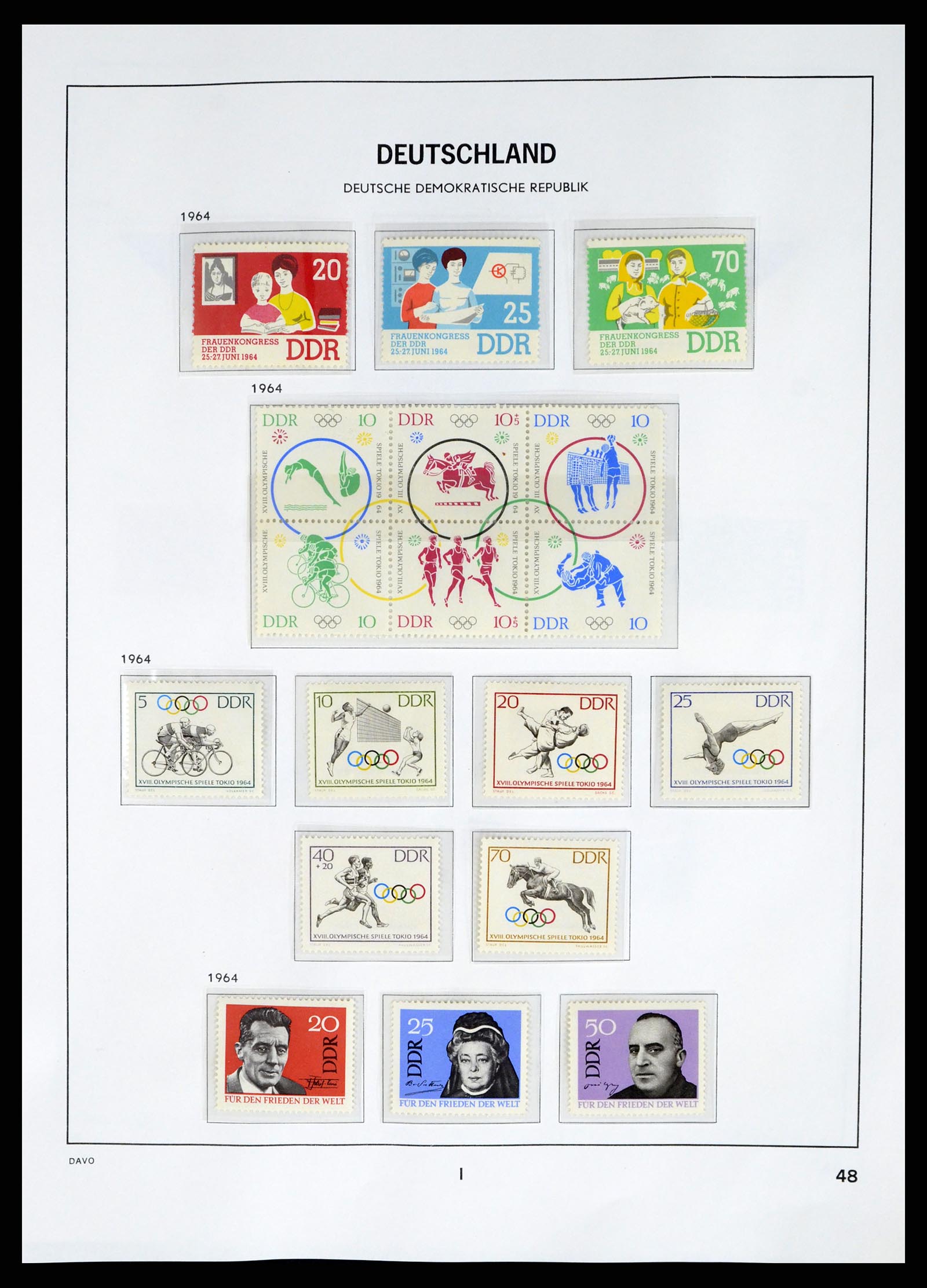 37847 050 - Postzegelverzameling 37847 DDR 1949-1990.