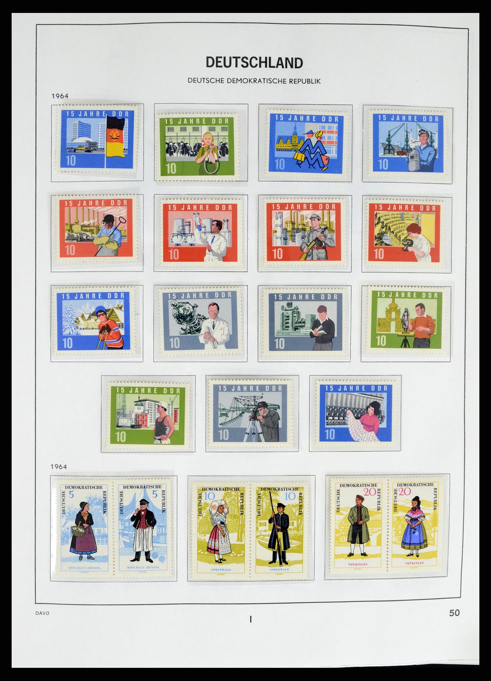 37847 052 - Postzegelverzameling 37847 DDR 1949-1990.