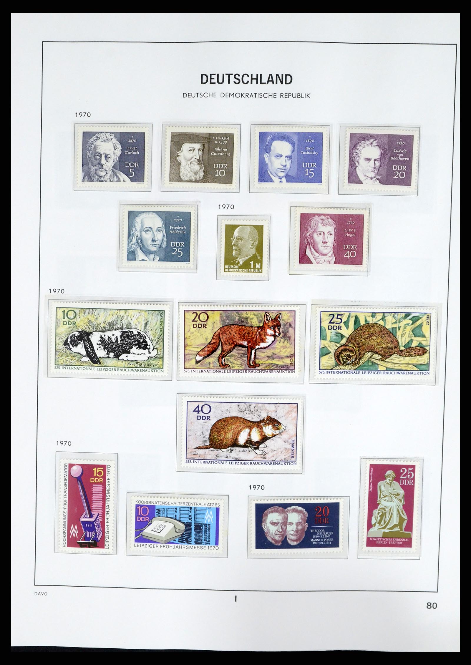 37847 082 - Postzegelverzameling 37847 DDR 1949-1990.