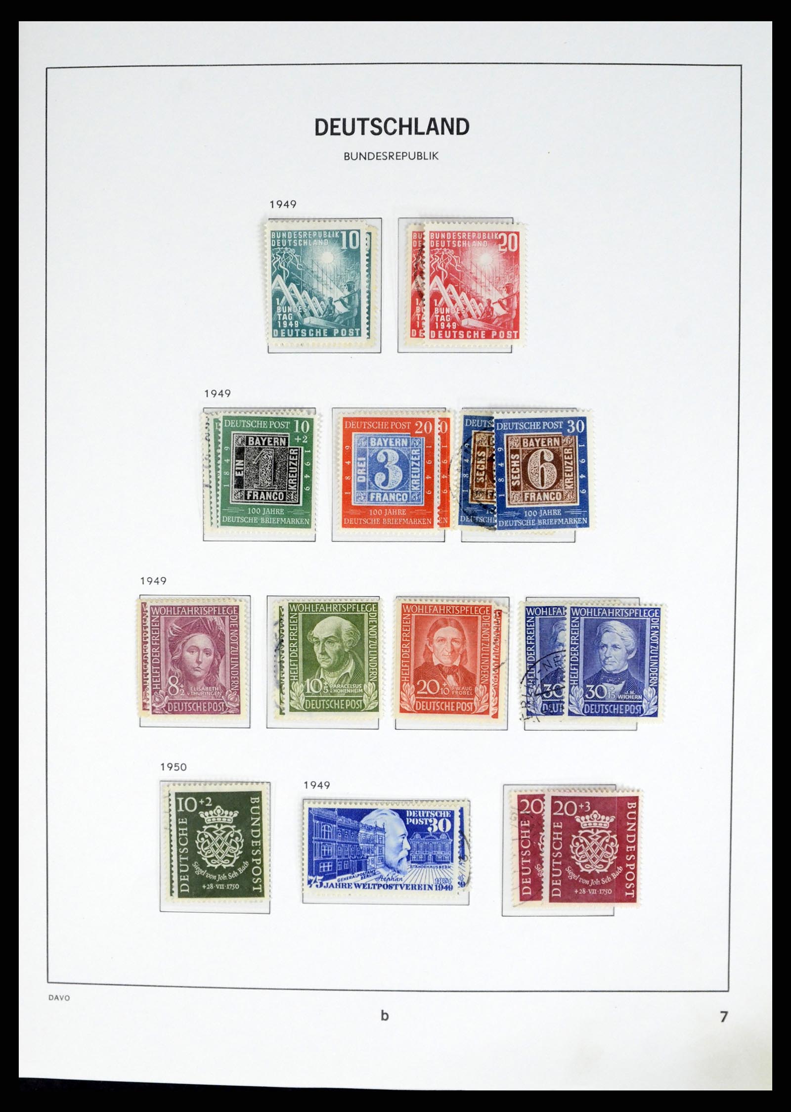 37848 001 - Stamp Collection 37848 Bundespost 1949-2021!