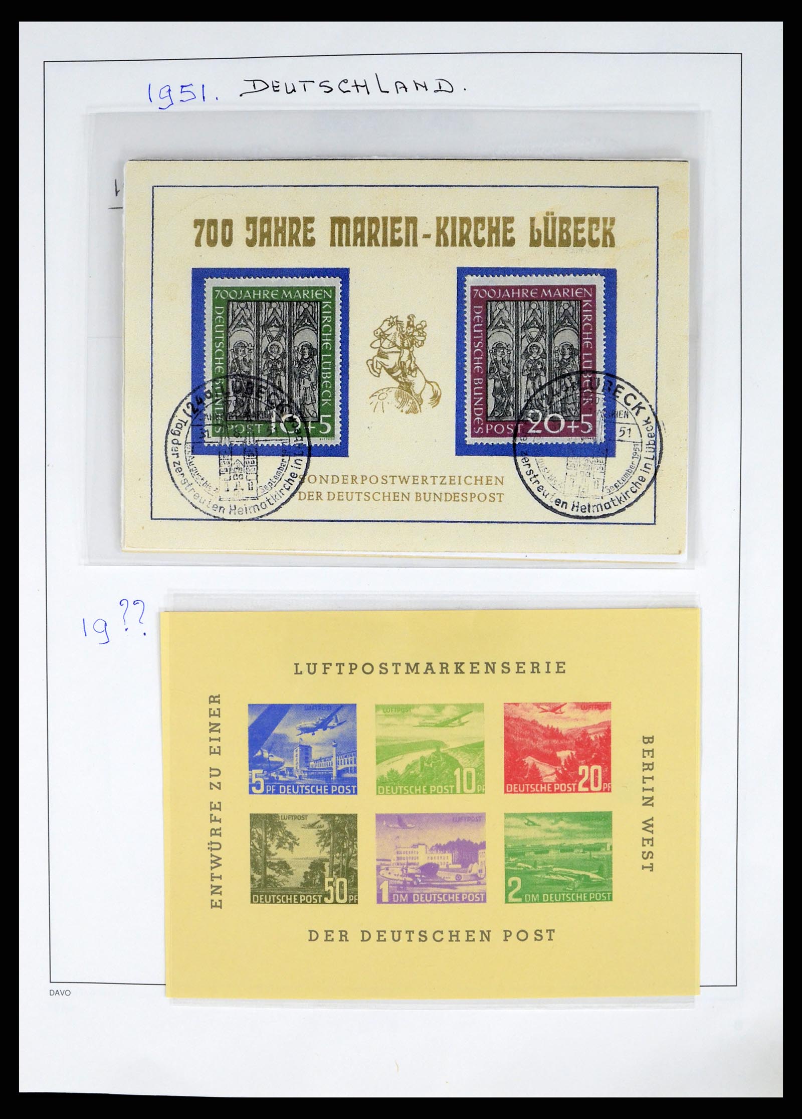37848 002 - Stamp Collection 37848 Bundespost 1949-2021!