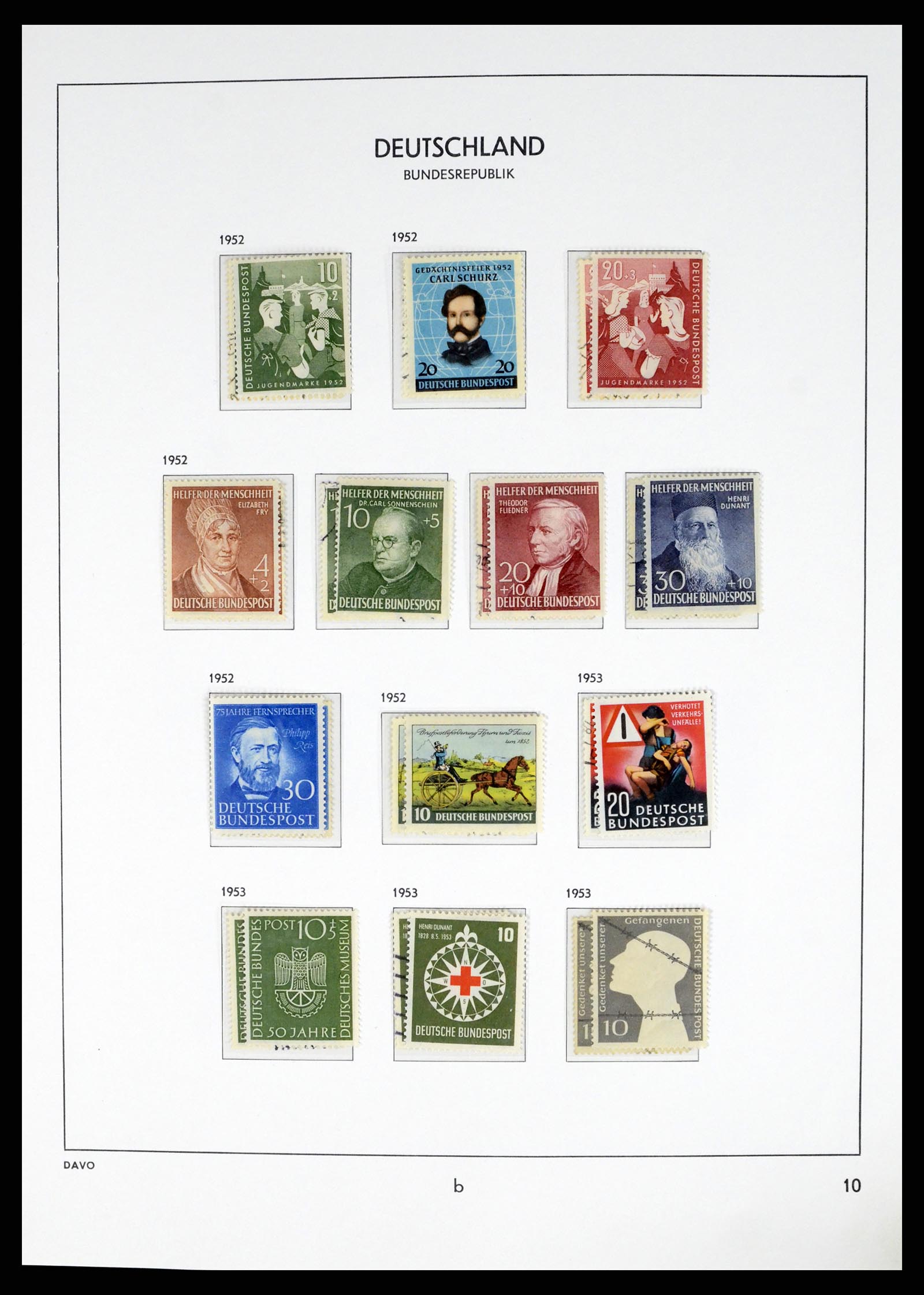 37848 006 - Stamp Collection 37848 Bundespost 1949-2021!