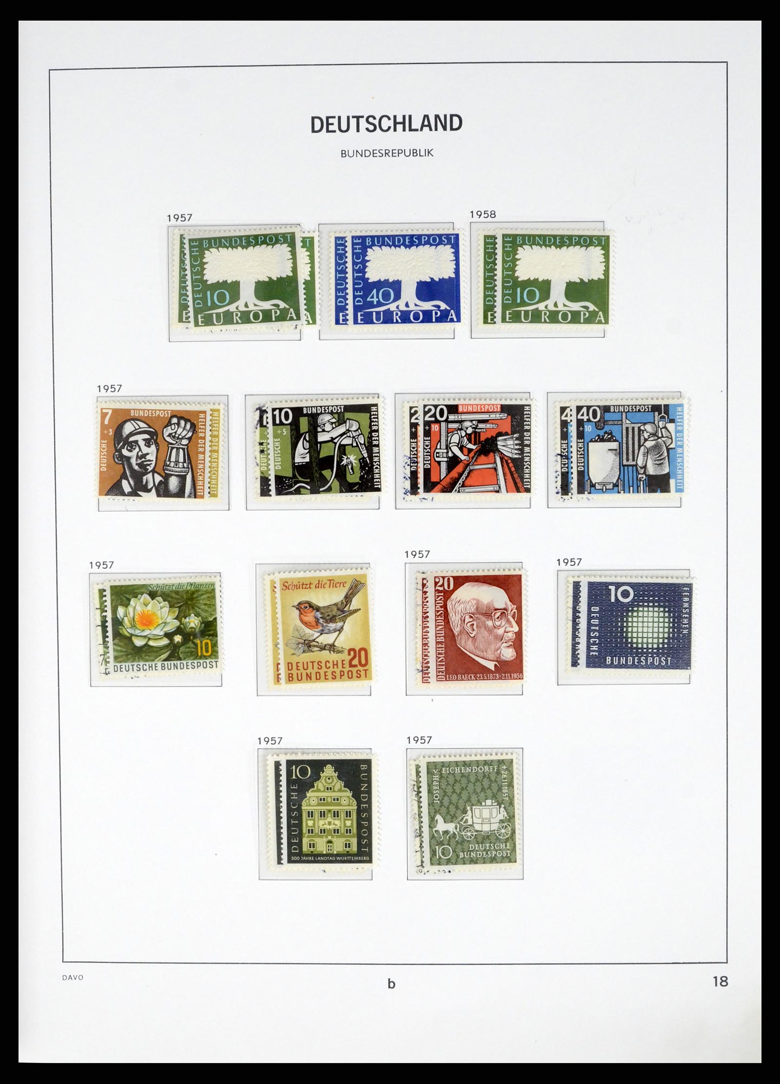 37848 014 - Stamp Collection 37848 Bundespost 1949-2021!