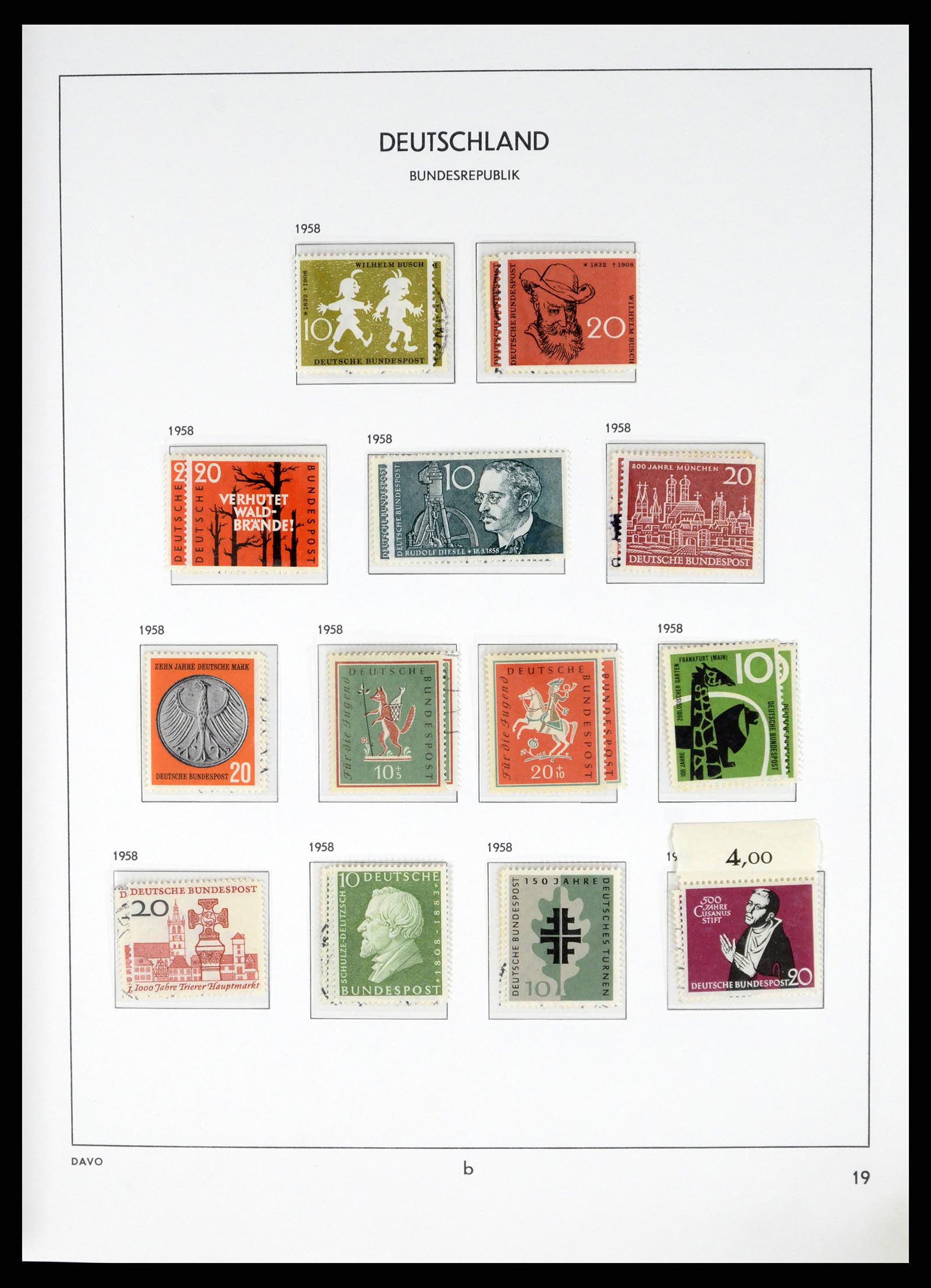 37848 015 - Stamp Collection 37848 Bundespost 1949-2021!