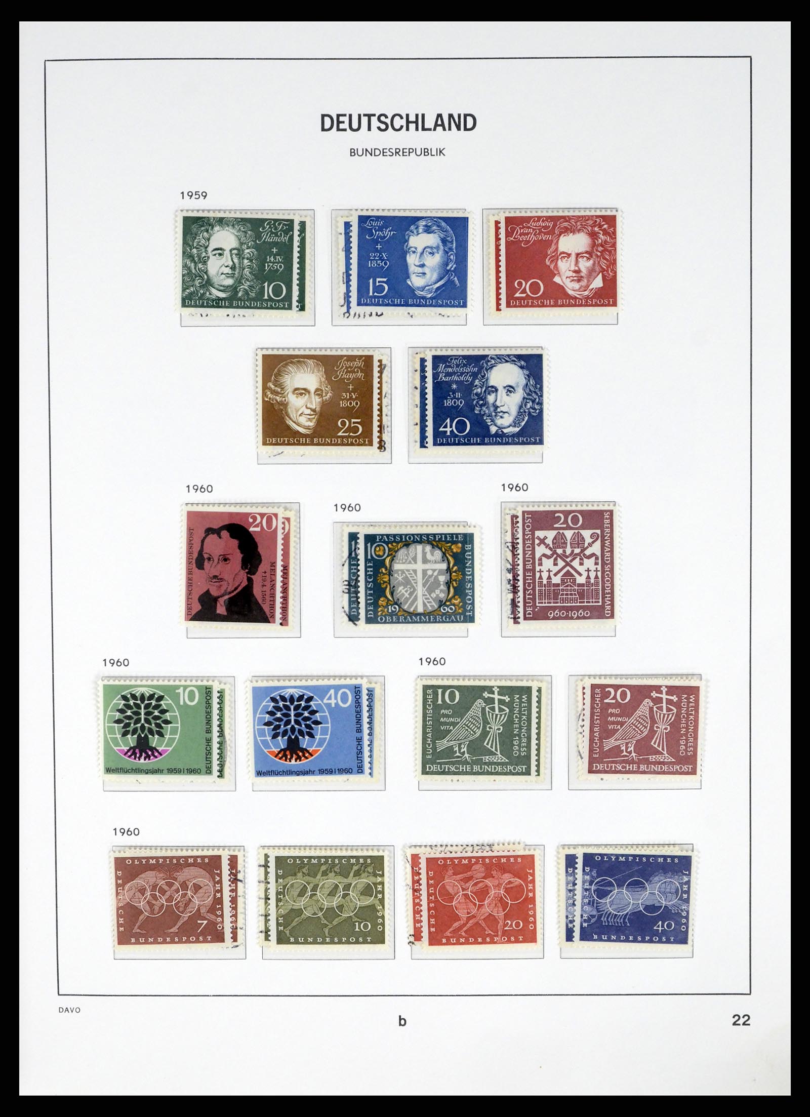 37848 018 - Stamp Collection 37848 Bundespost 1949-2021!