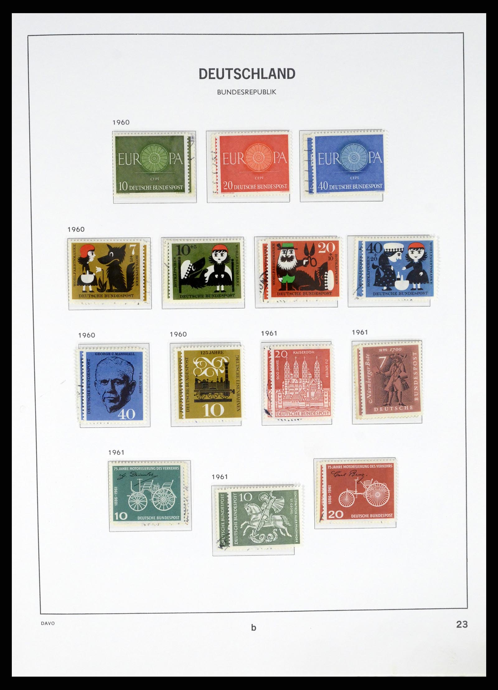 37848 019 - Stamp Collection 37848 Bundespost 1949-2021!