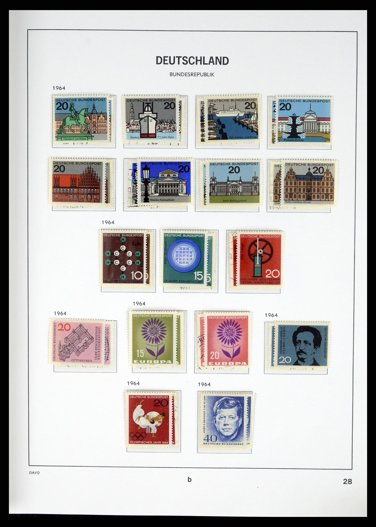 37848 026 - Stamp Collection 37848 Bundespost 1949-2021!