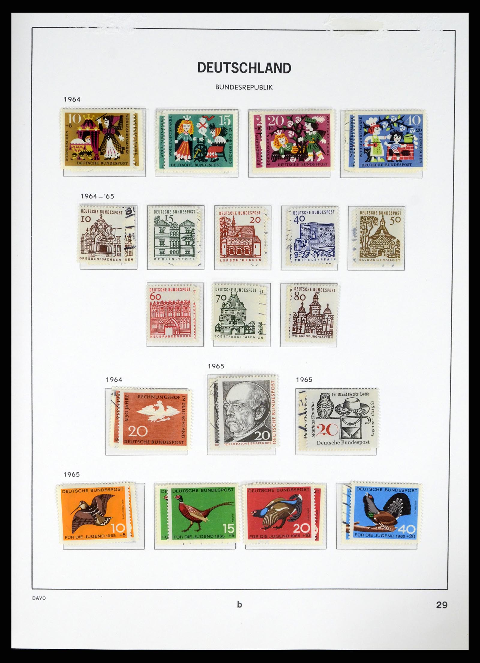 37848 028 - Stamp Collection 37848 Bundespost 1949-2021!