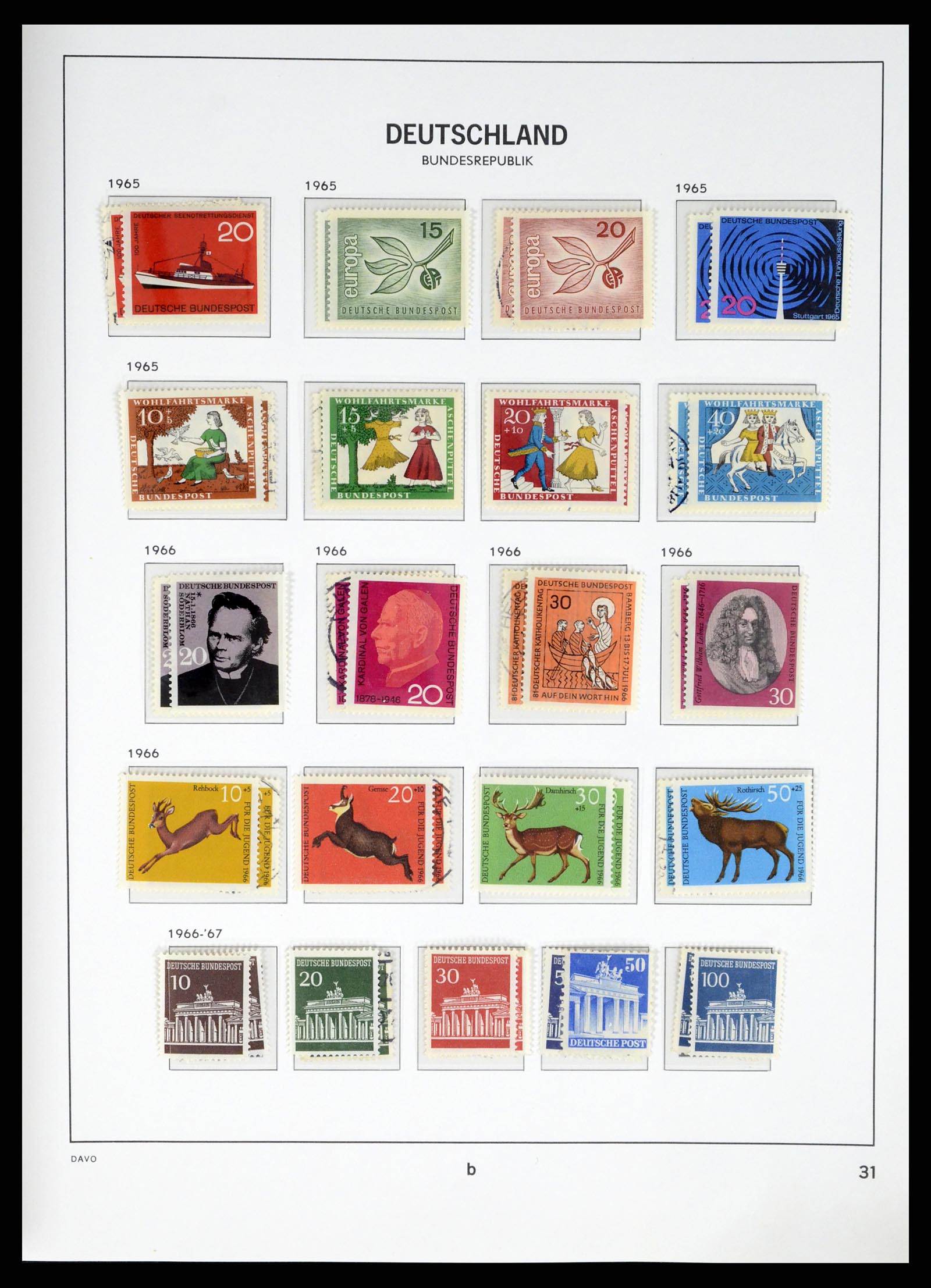 37848 030 - Stamp Collection 37848 Bundespost 1949-2021!