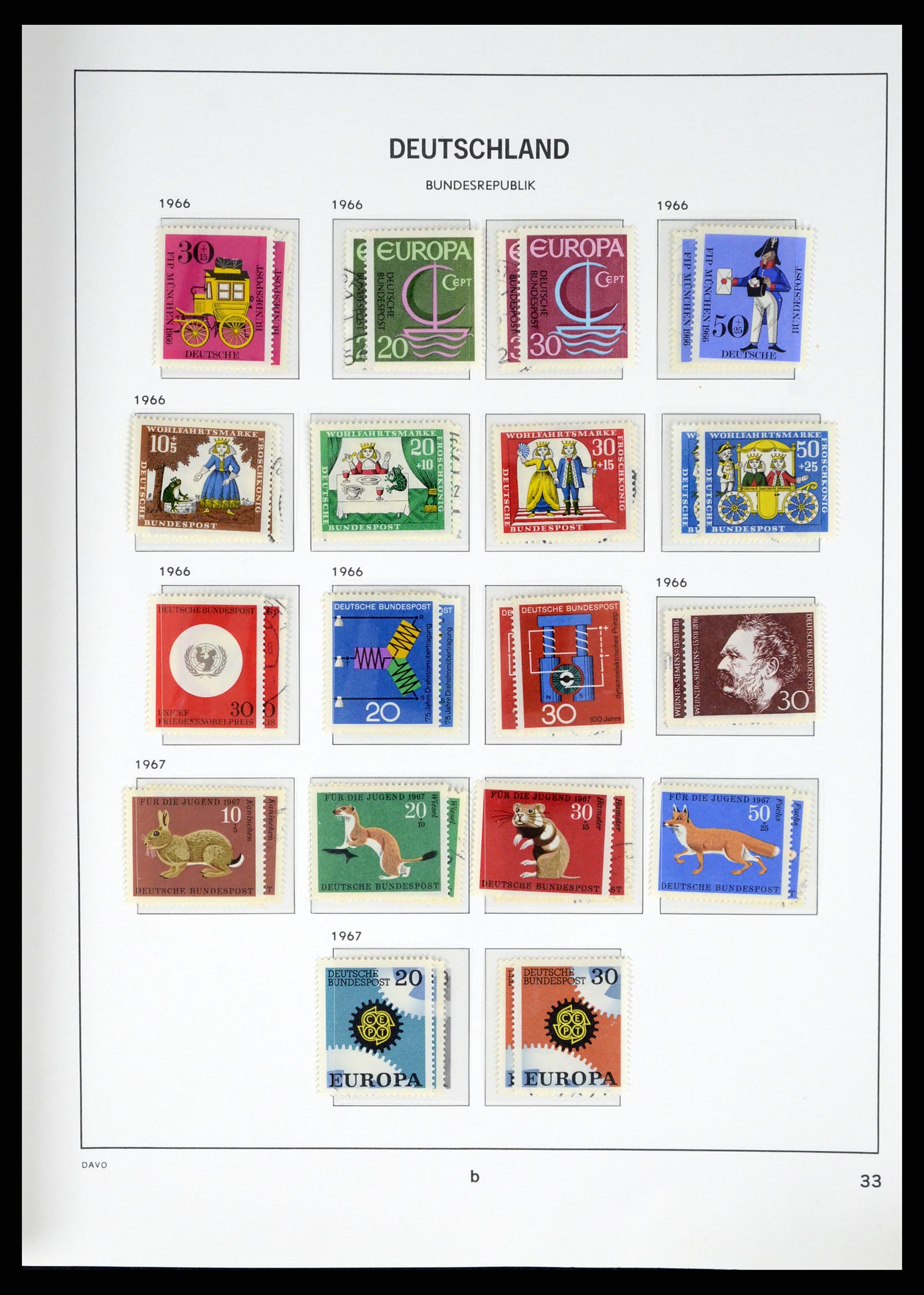 37848 032 - Stamp Collection 37848 Bundespost 1949-2021!
