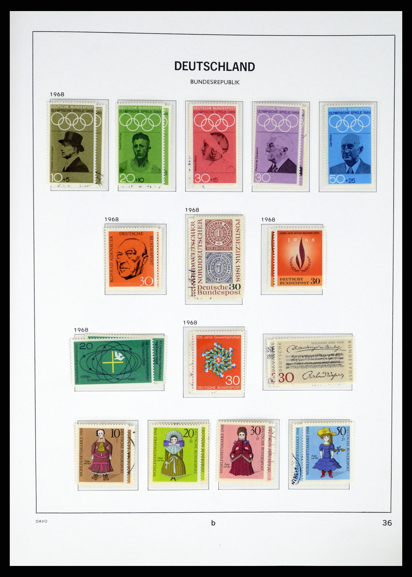 37848 035 - Stamp Collection 37848 Bundespost 1949-2021!