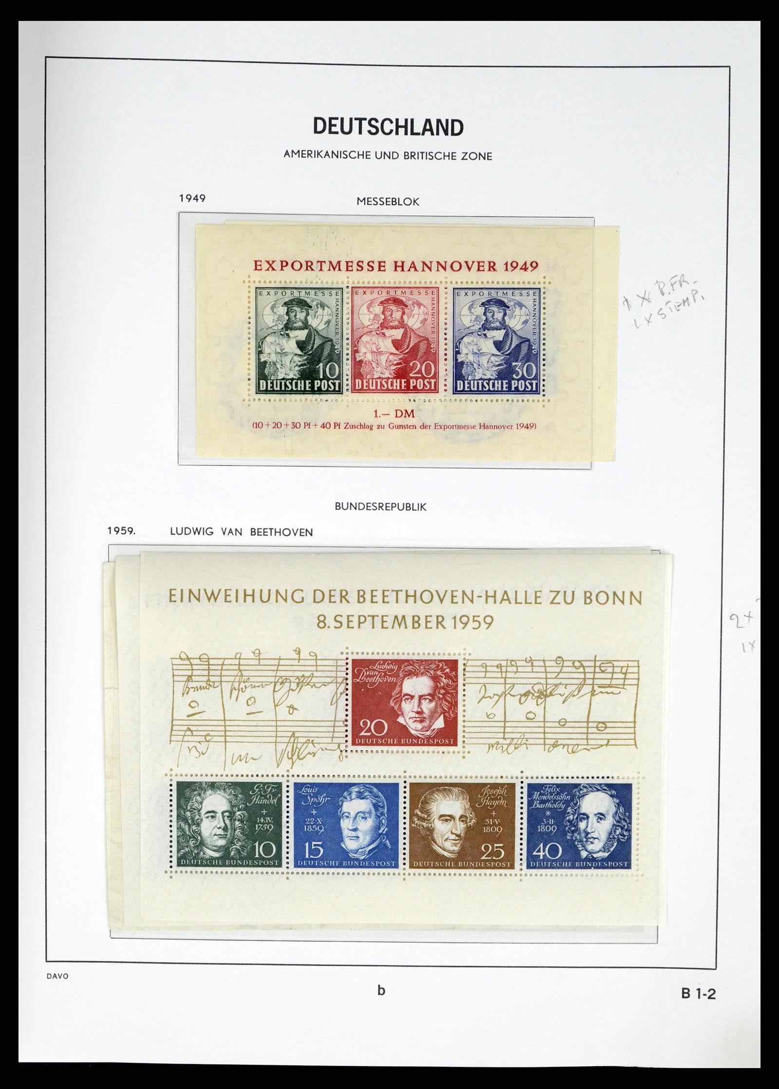 37848 038 - Stamp Collection 37848 Bundespost 1949-2021!