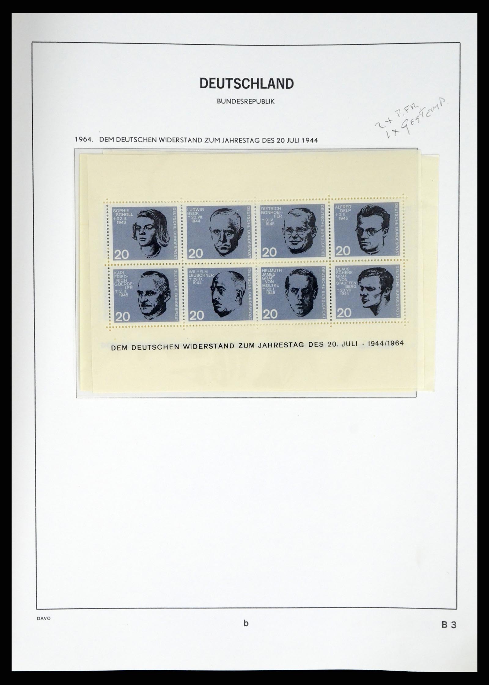 37848 039 - Stamp Collection 37848 Bundespost 1949-2021!