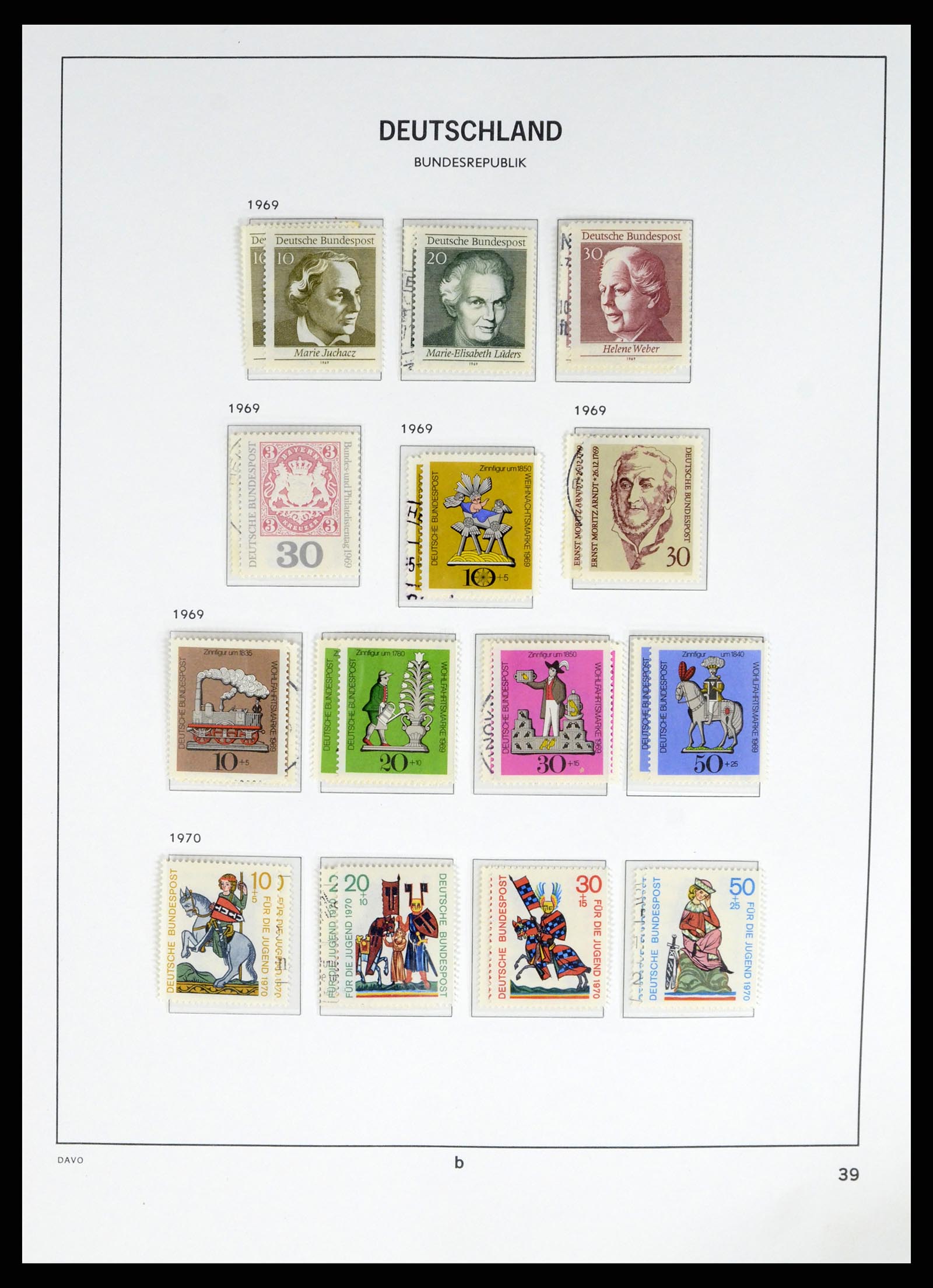 37848 041 - Stamp Collection 37848 Bundespost 1949-2021!