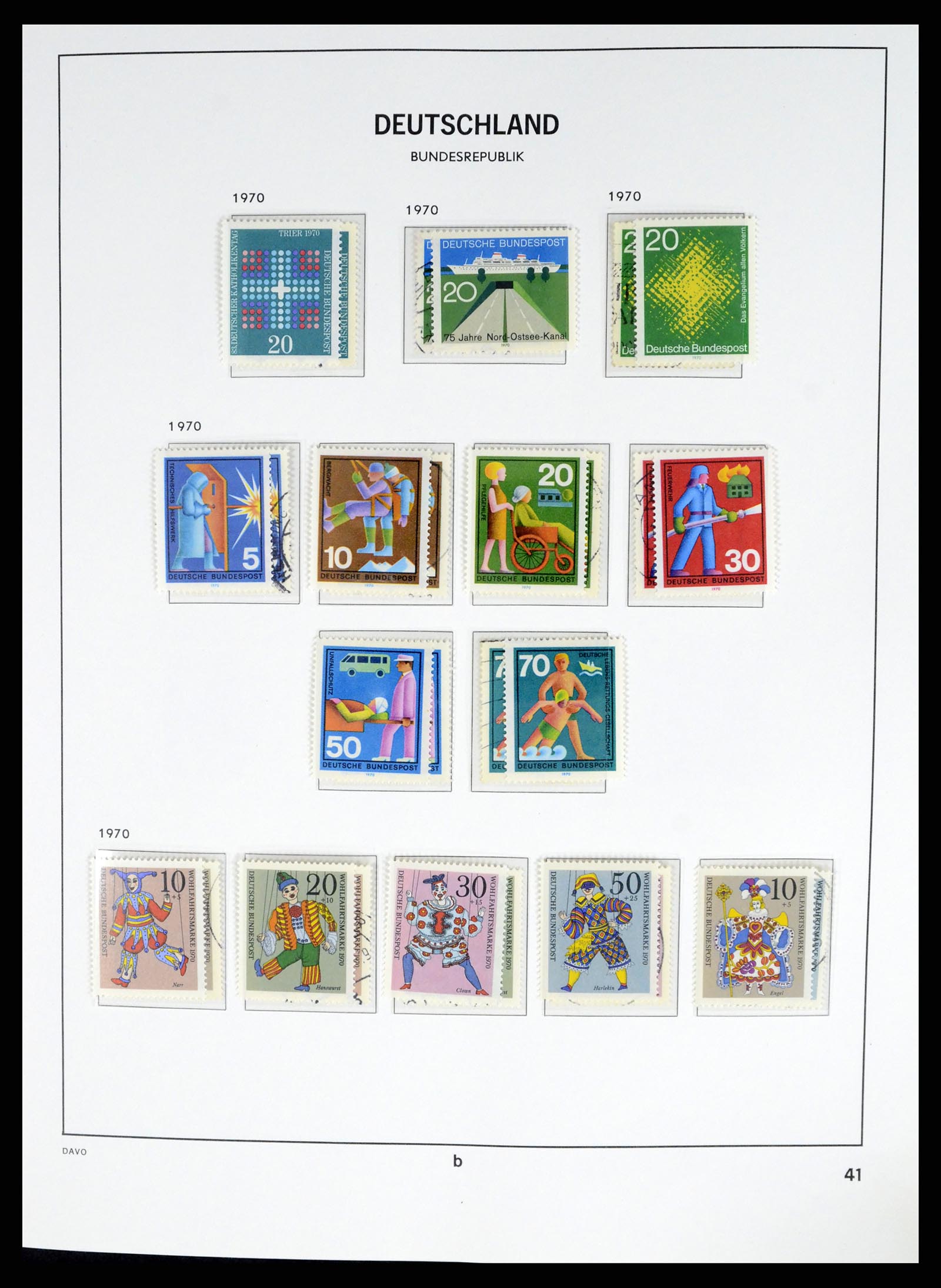 37848 043 - Stamp Collection 37848 Bundespost 1949-2021!