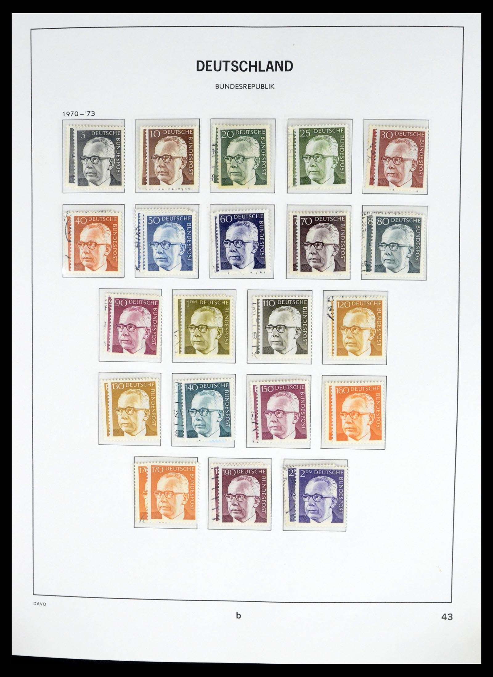 37848 045 - Stamp Collection 37848 Bundespost 1949-2021!
