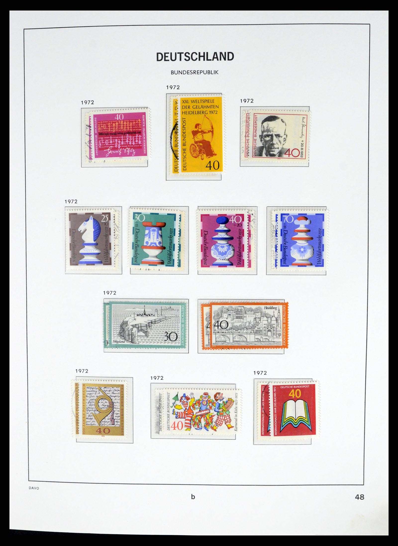 37848 051 - Stamp Collection 37848 Bundespost 1949-2021!