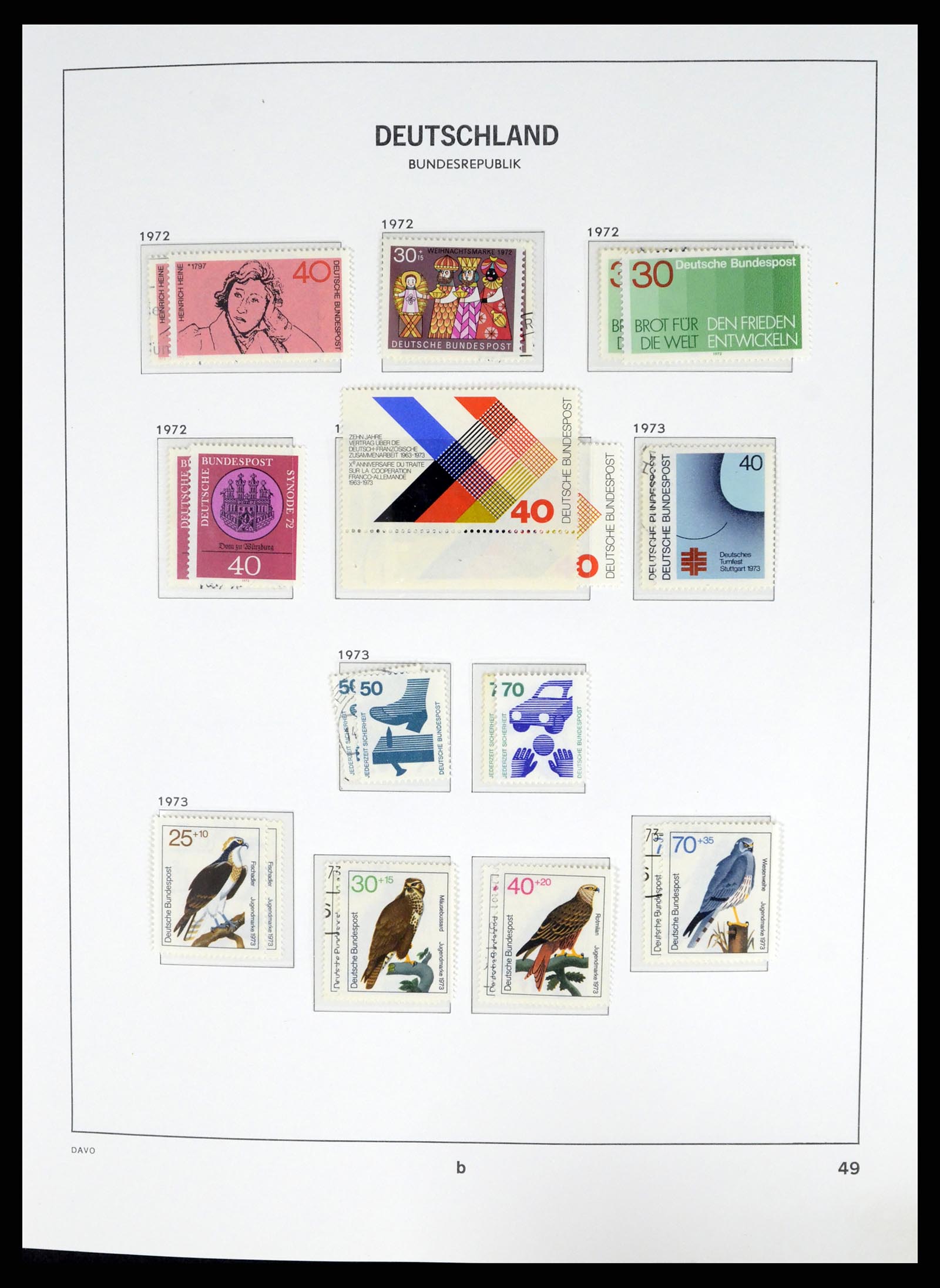 37848 053 - Stamp Collection 37848 Bundespost 1949-2021!