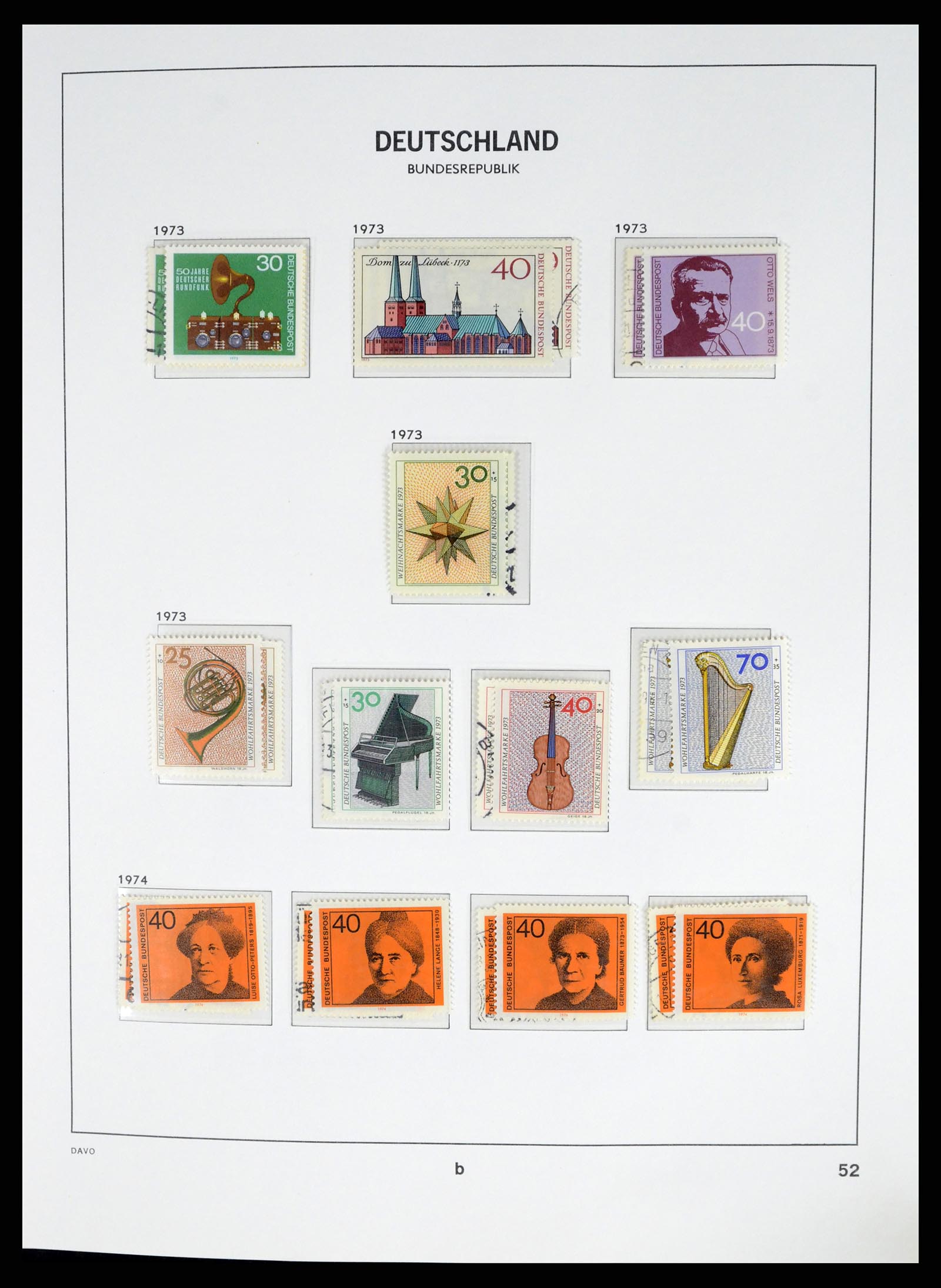 37848 056 - Stamp Collection 37848 Bundespost 1949-2021!