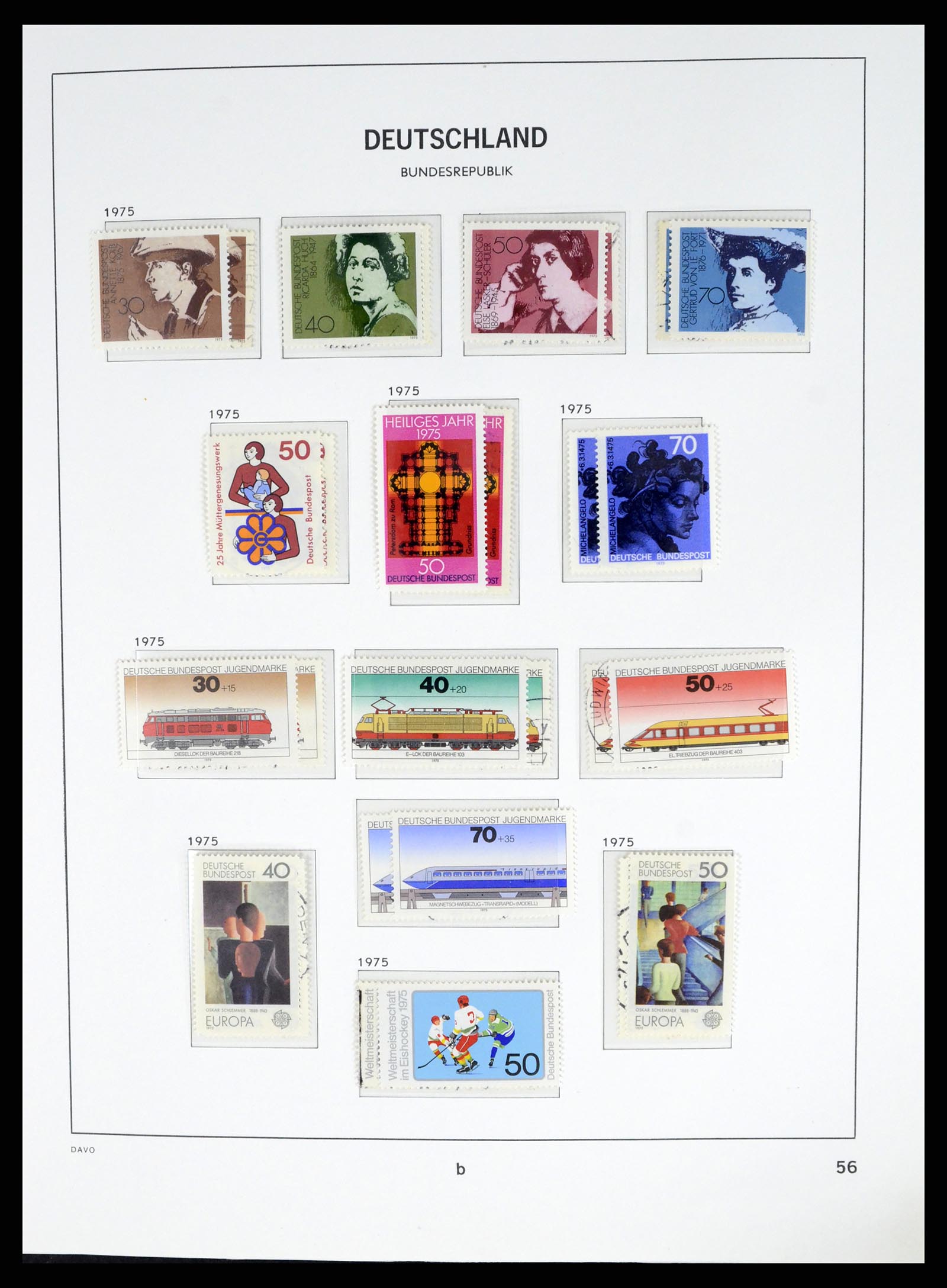 37848 063 - Stamp Collection 37848 Bundespost 1949-2021!