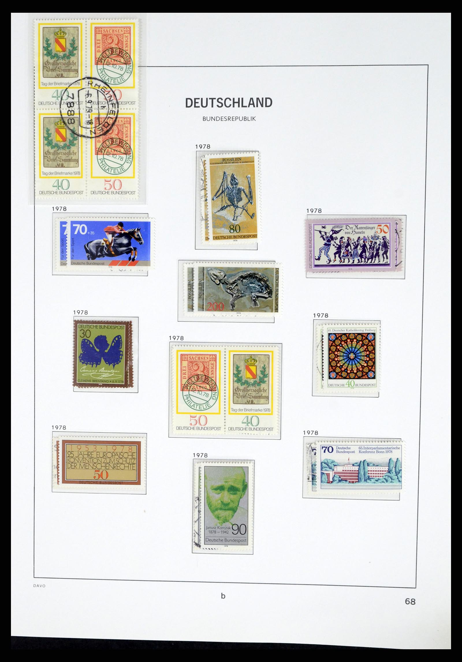 37848 078 - Stamp Collection 37848 Bundespost 1949-2021!