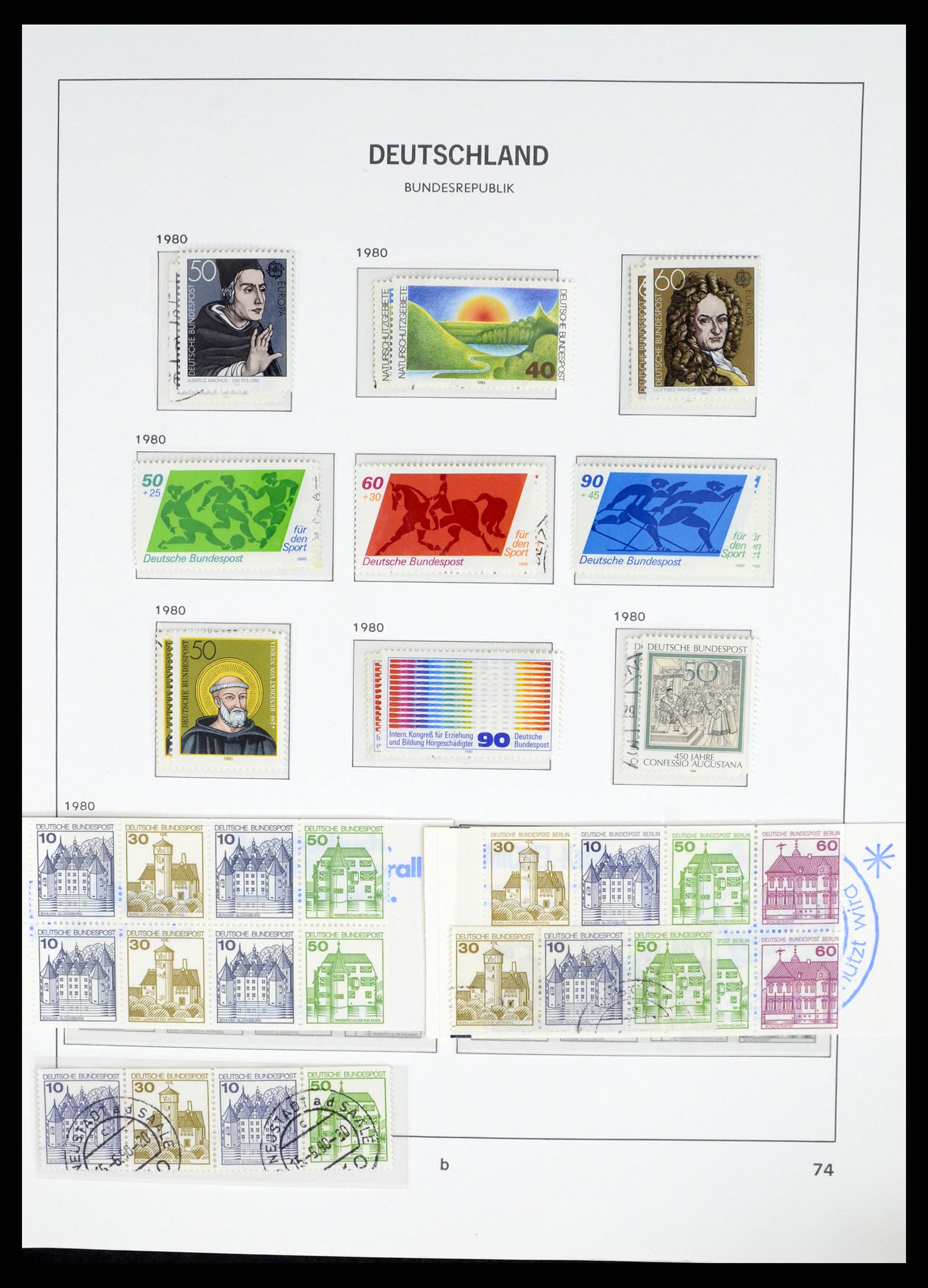 37848 088 - Stamp Collection 37848 Bundespost 1949-2021!