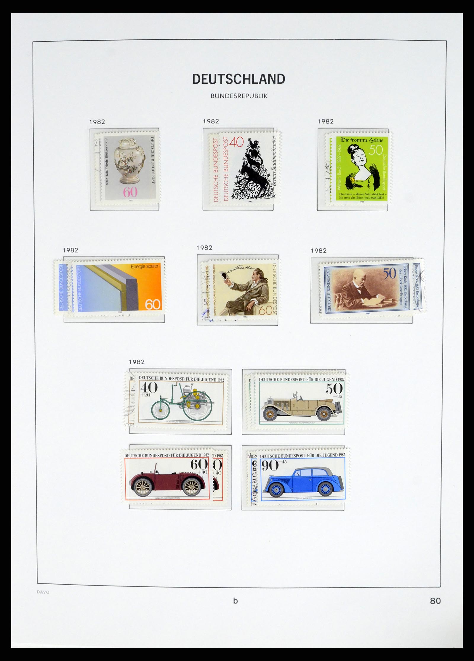 37848 095 - Stamp Collection 37848 Bundespost 1949-2021!