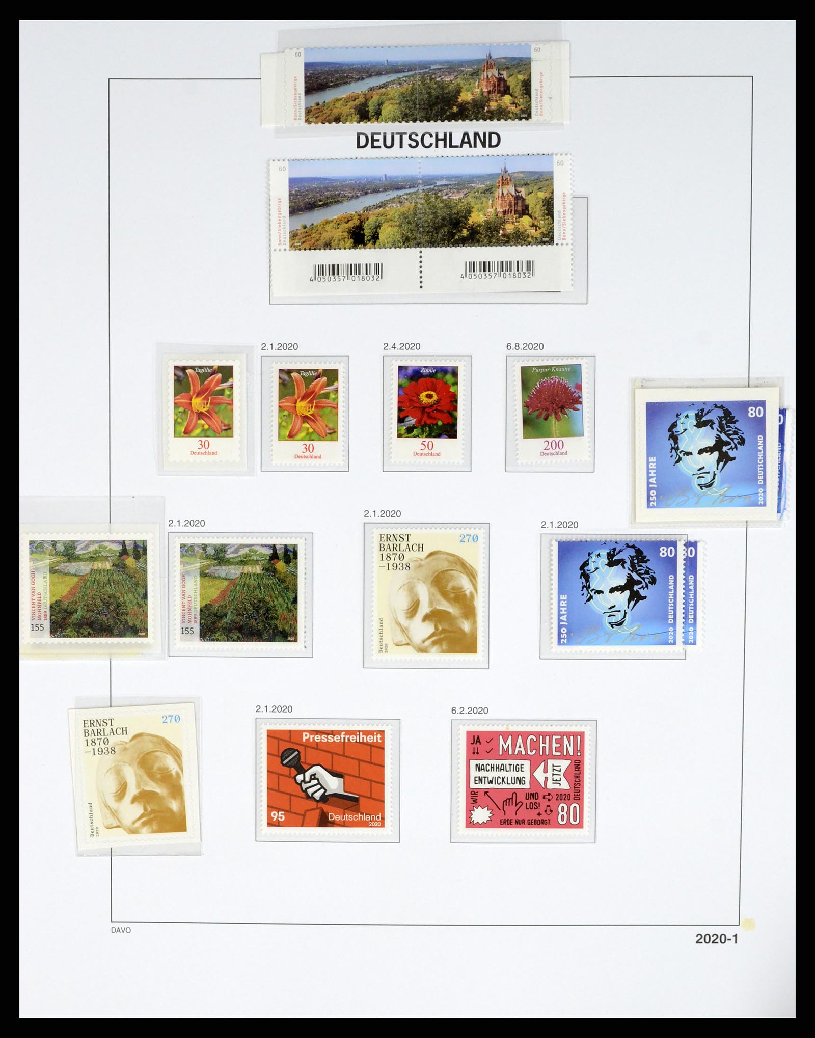 37848 379 - Stamp Collection 37848 Bundespost 1949-2021!