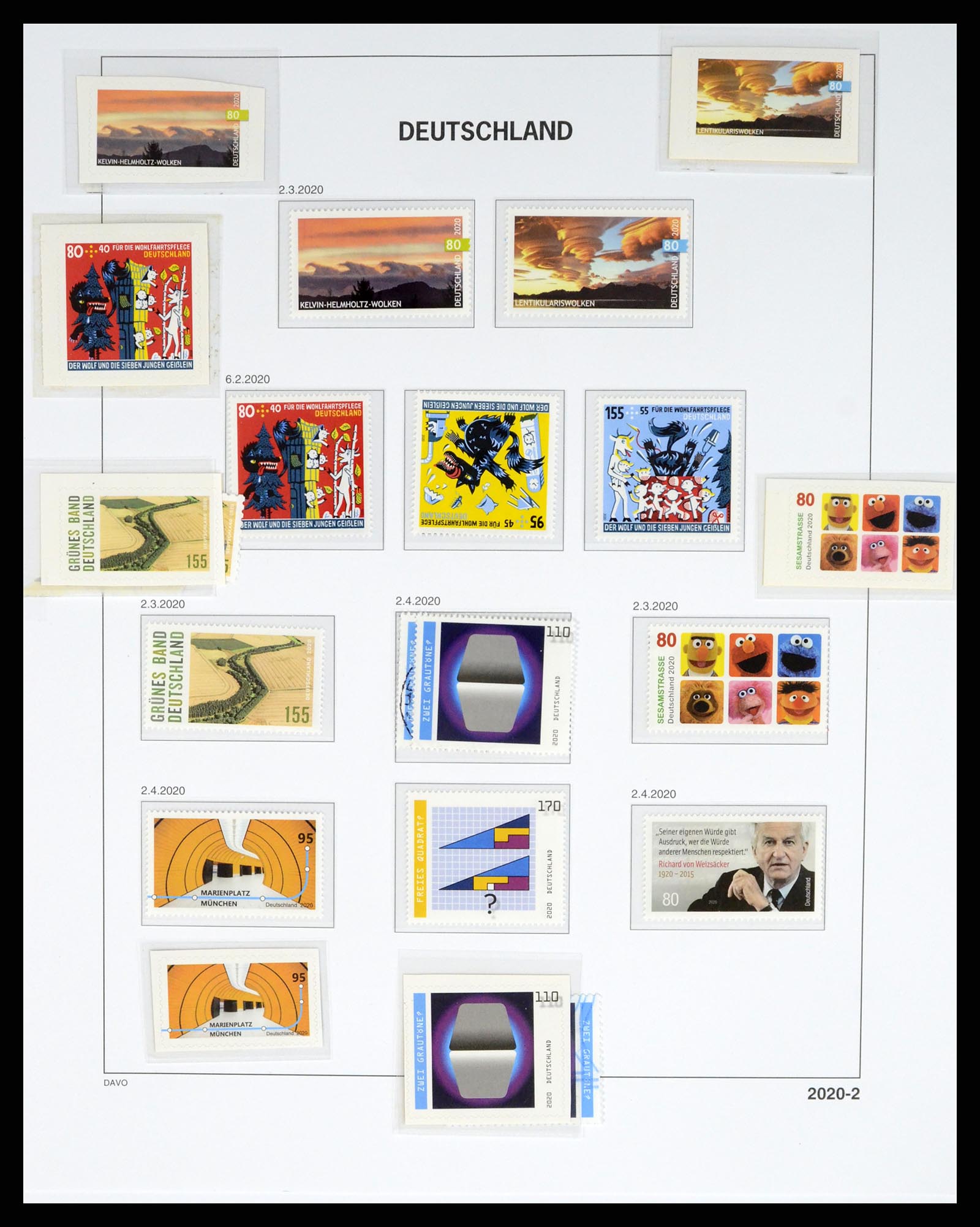 37848 380 - Stamp Collection 37848 Bundespost 1949-2021!