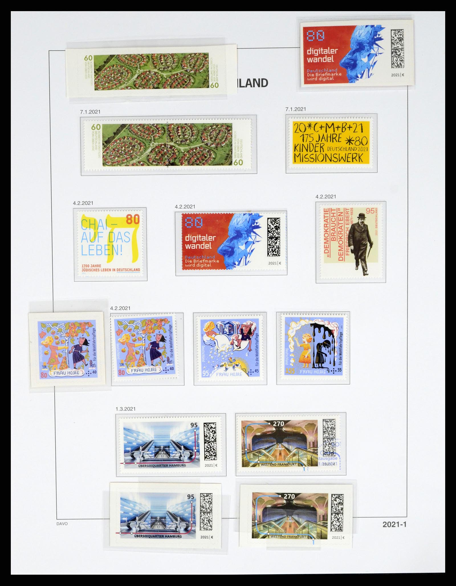 37848 386 - Stamp Collection 37848 Bundespost 1949-2021!