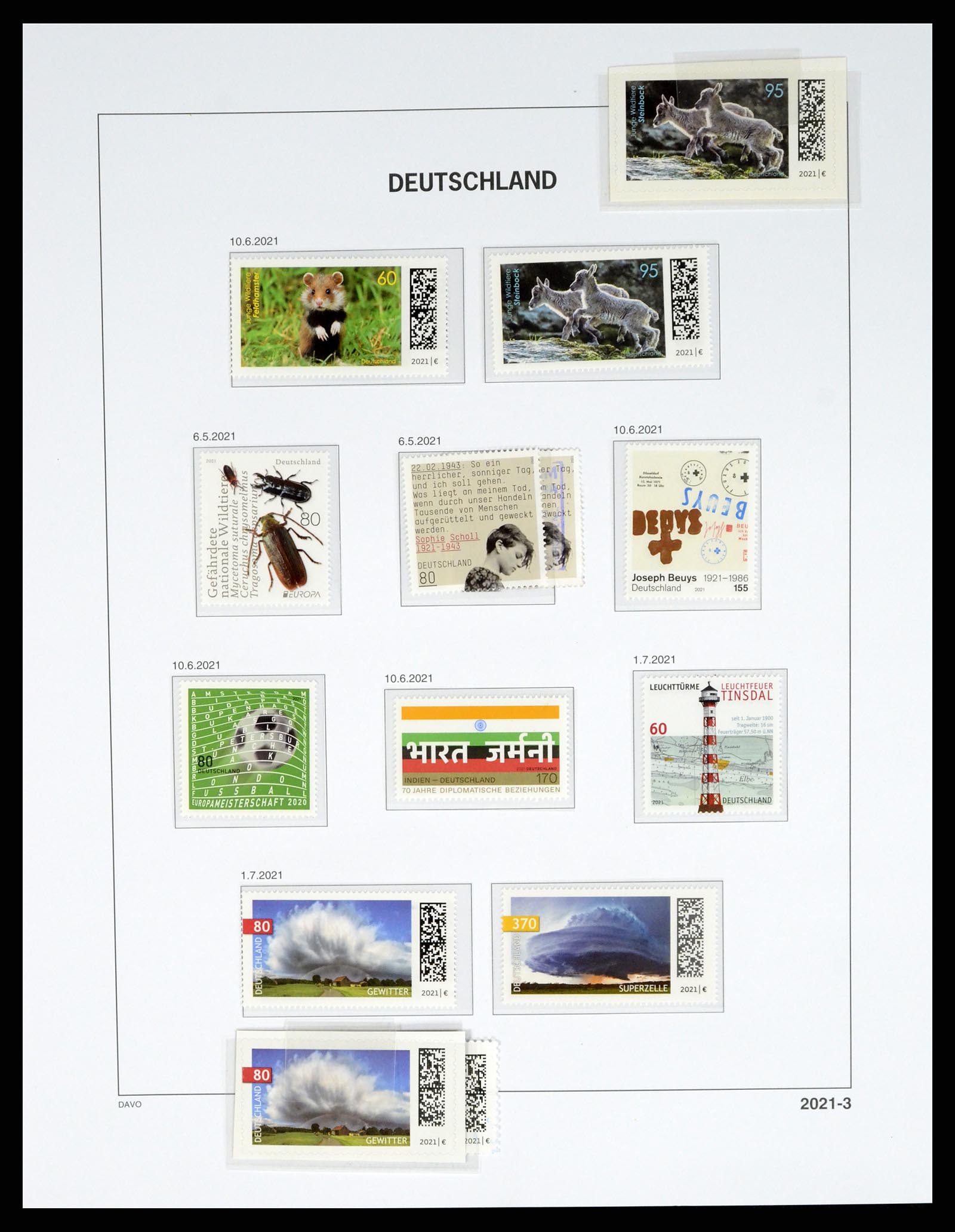 37848 388 - Stamp Collection 37848 Bundespost 1949-2021!