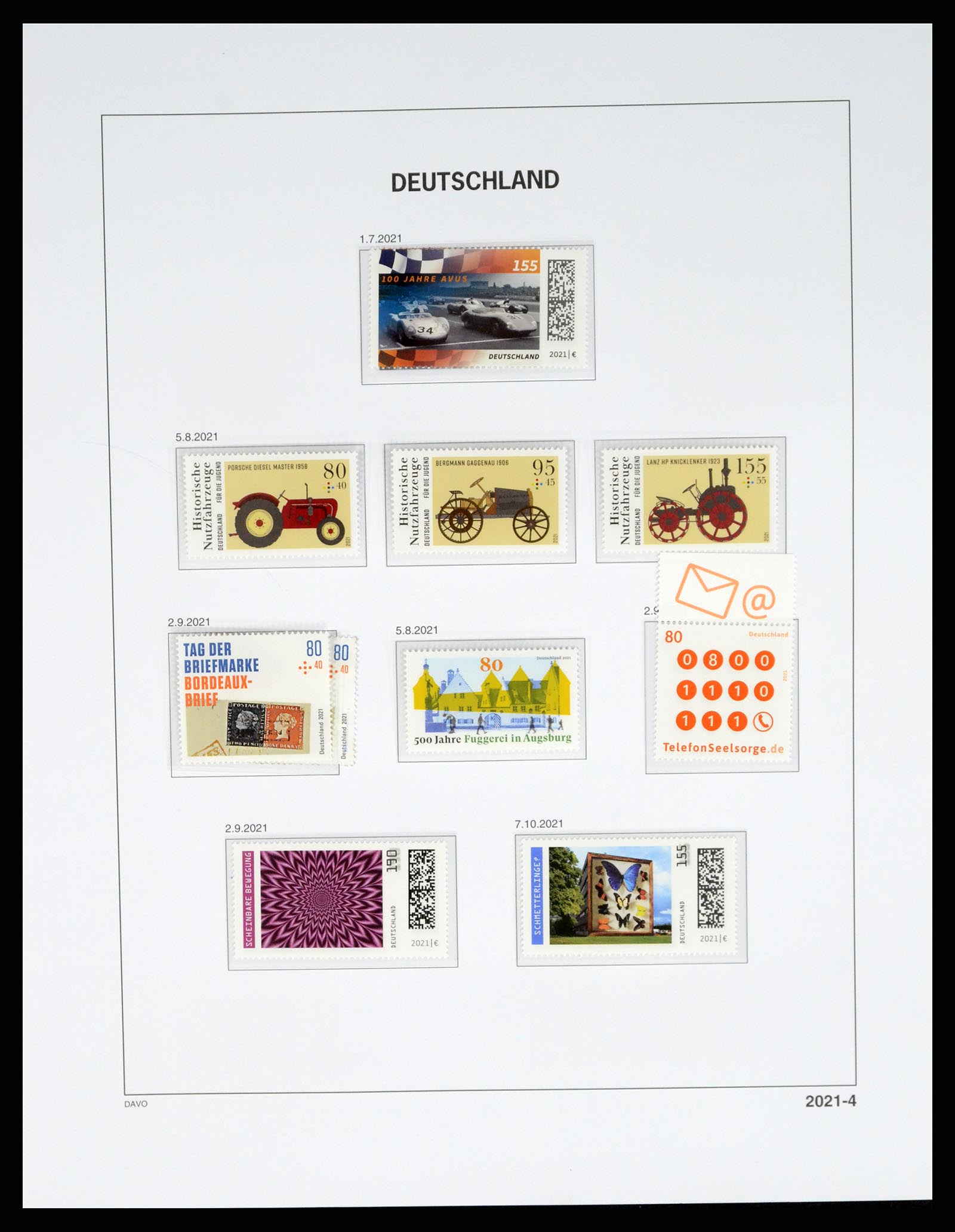 37848 389 - Stamp Collection 37848 Bundespost 1949-2021!