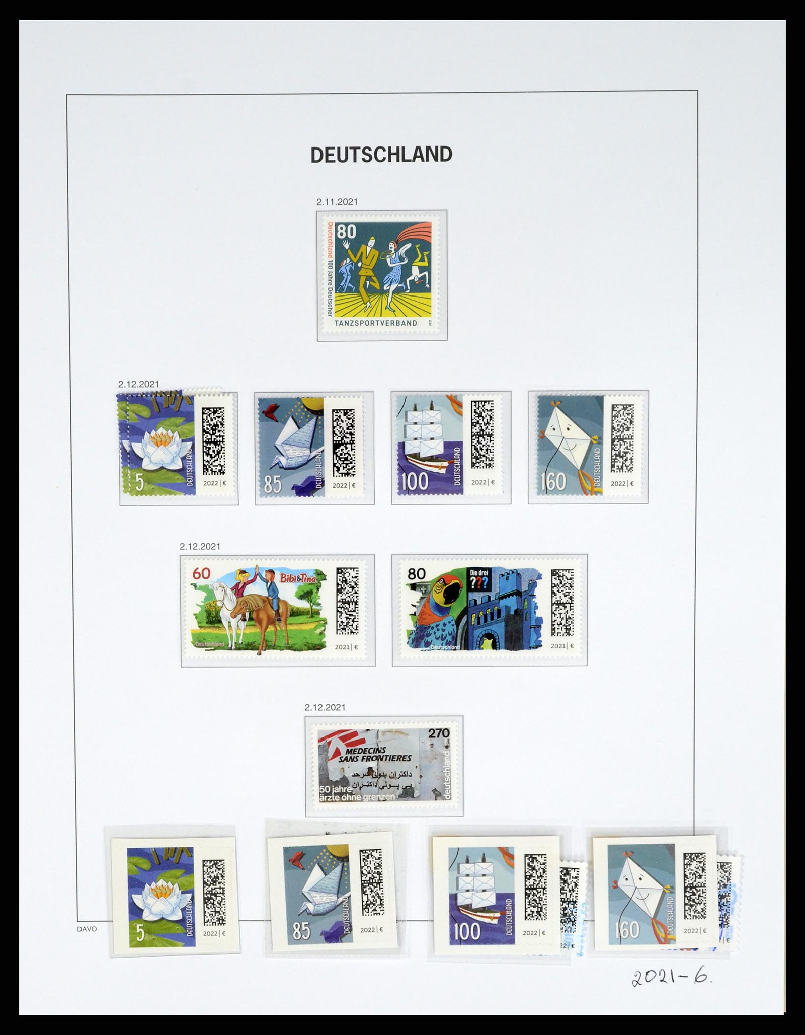 37848 391 - Stamp Collection 37848 Bundespost 1949-2021!