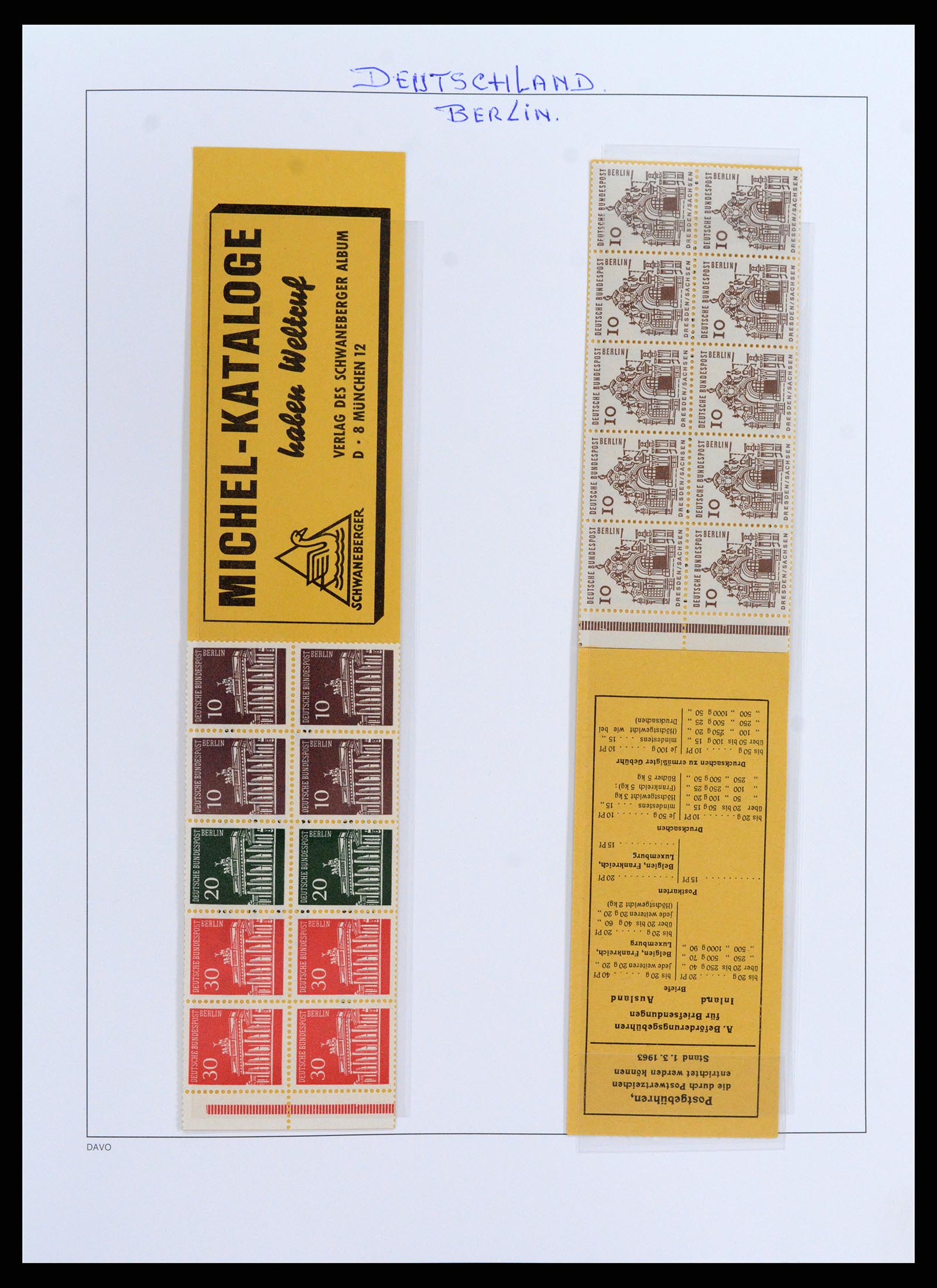 37849 003 - Postzegelverzameling 37849 Berlijn 1948-1990.