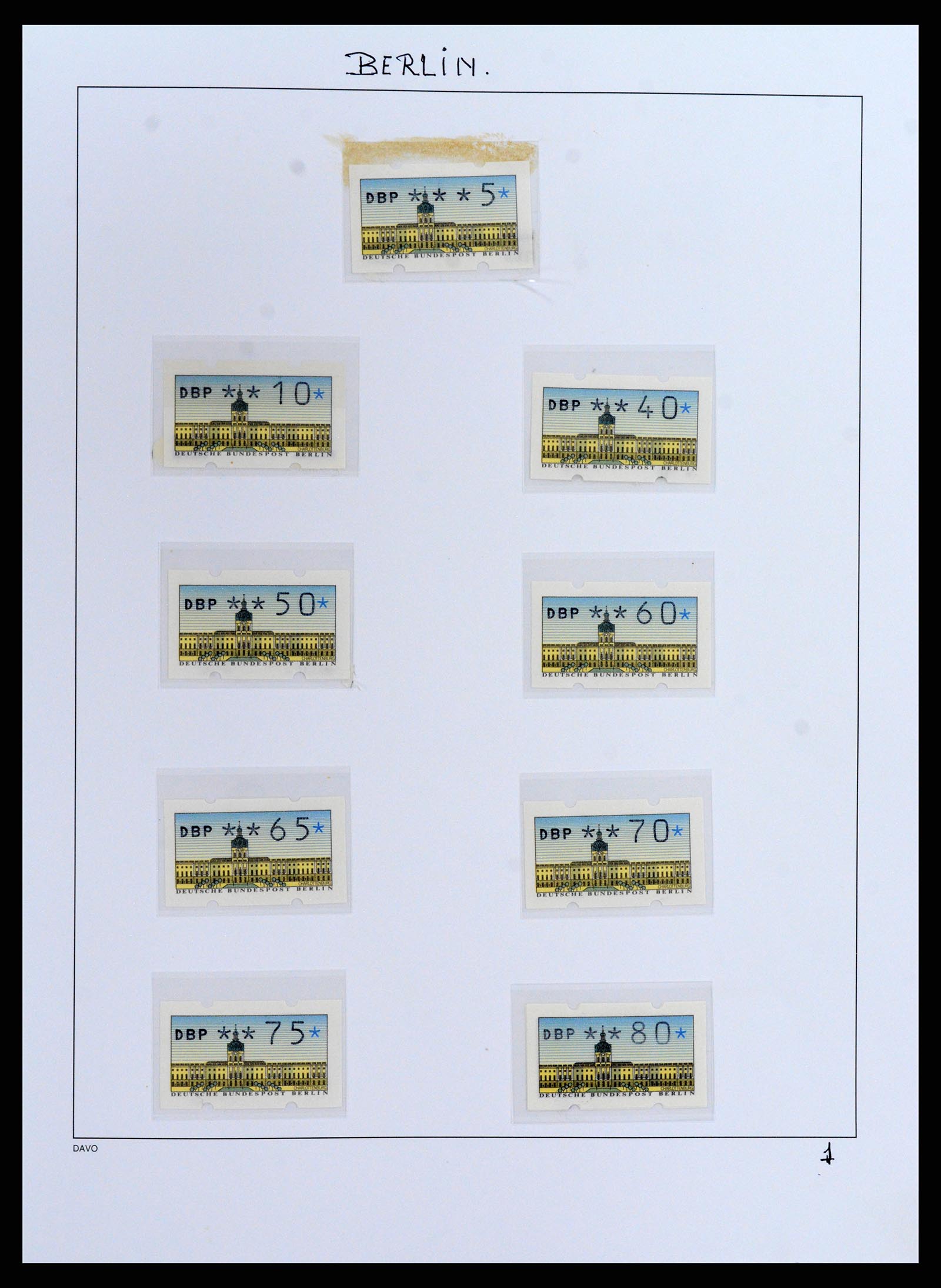 37849 004 - Postzegelverzameling 37849 Berlijn 1948-1990.