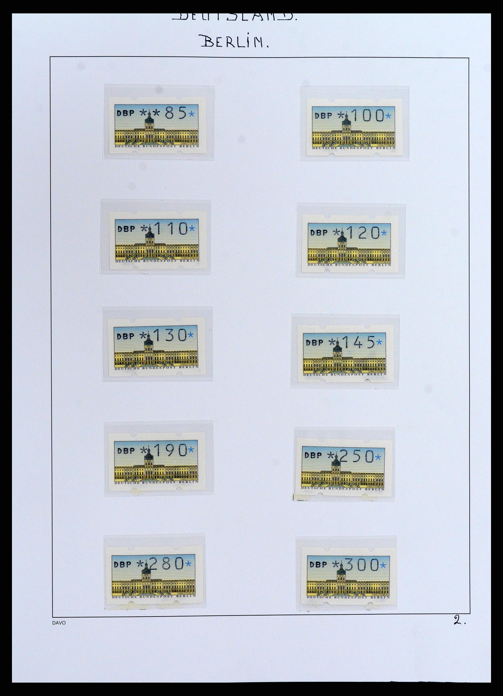 37849 005 - Postzegelverzameling 37849 Berlijn 1948-1990.