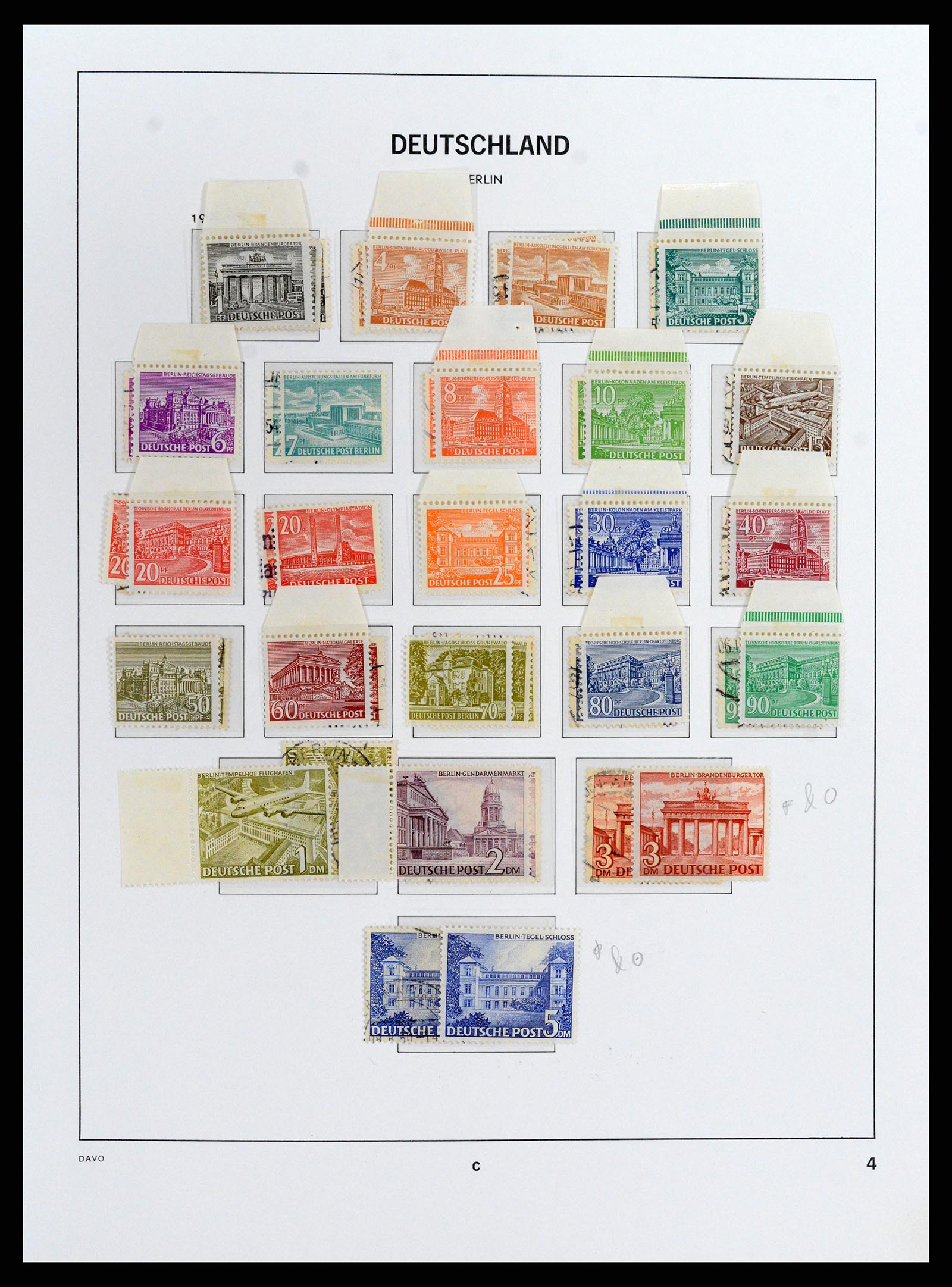 37849 009 - Postzegelverzameling 37849 Berlijn 1948-1990.